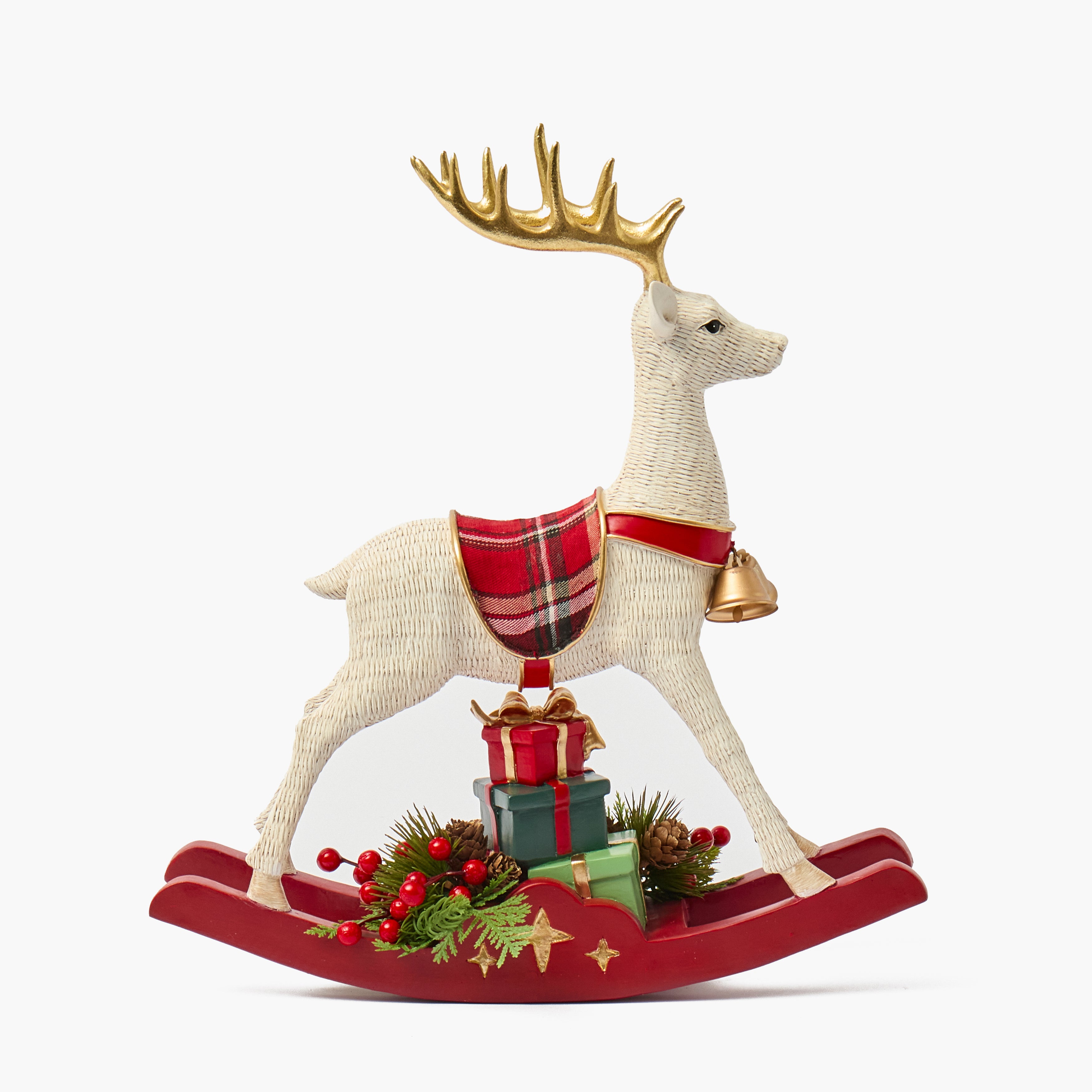 Christmas Rocking Deer - 45cm