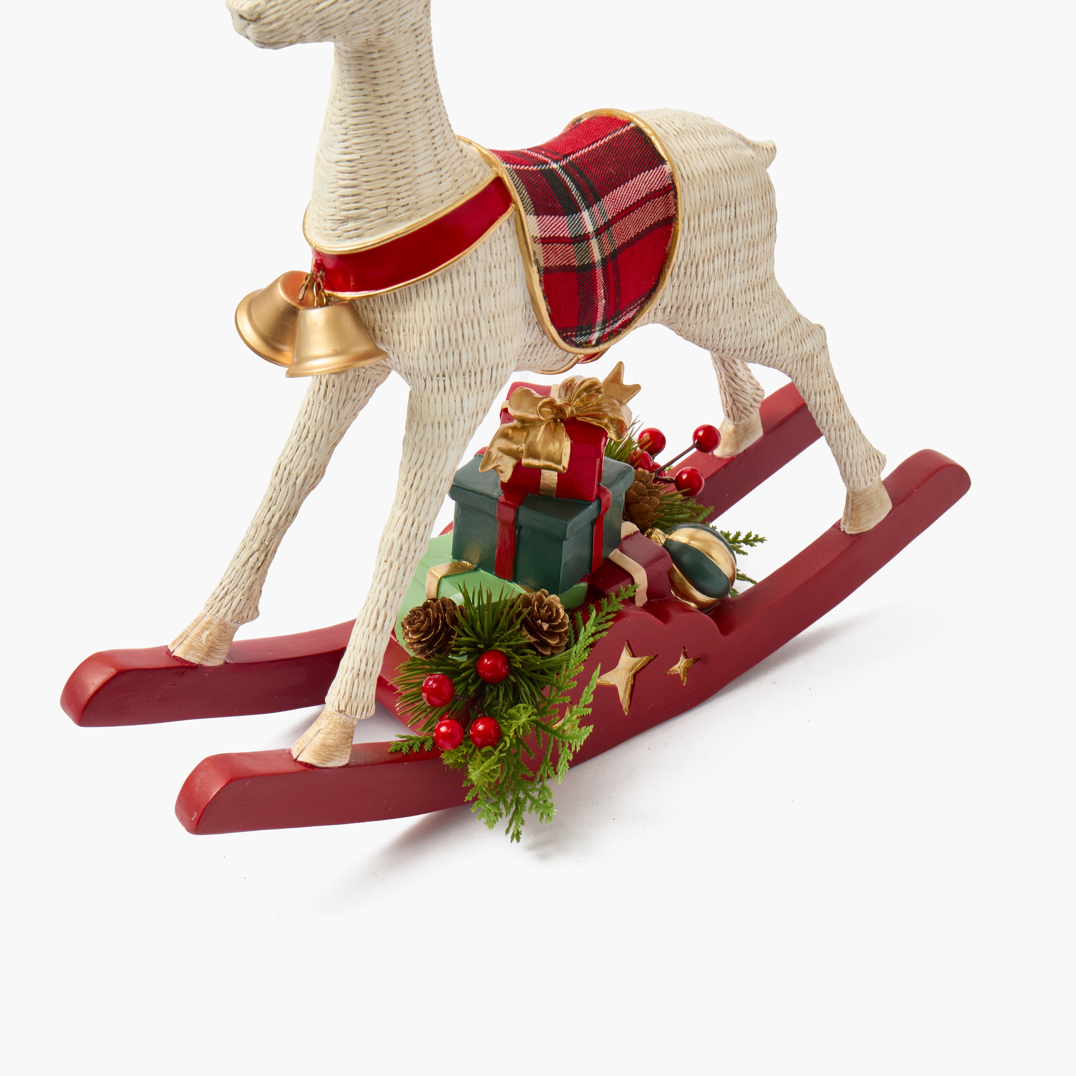 Christmas Rocking Deer - 45cm