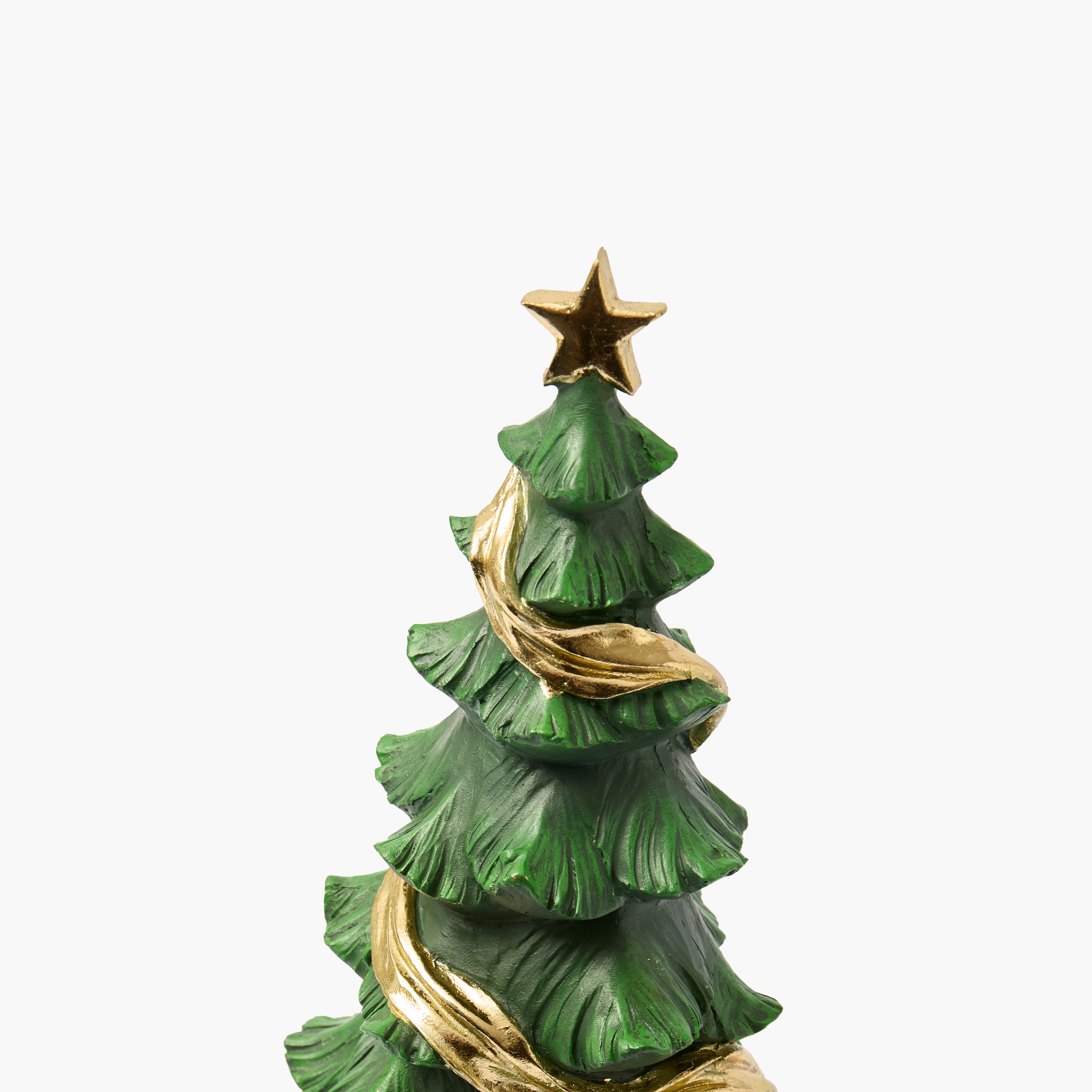 Christmas Tree with Gifts (Pair) - 39cm