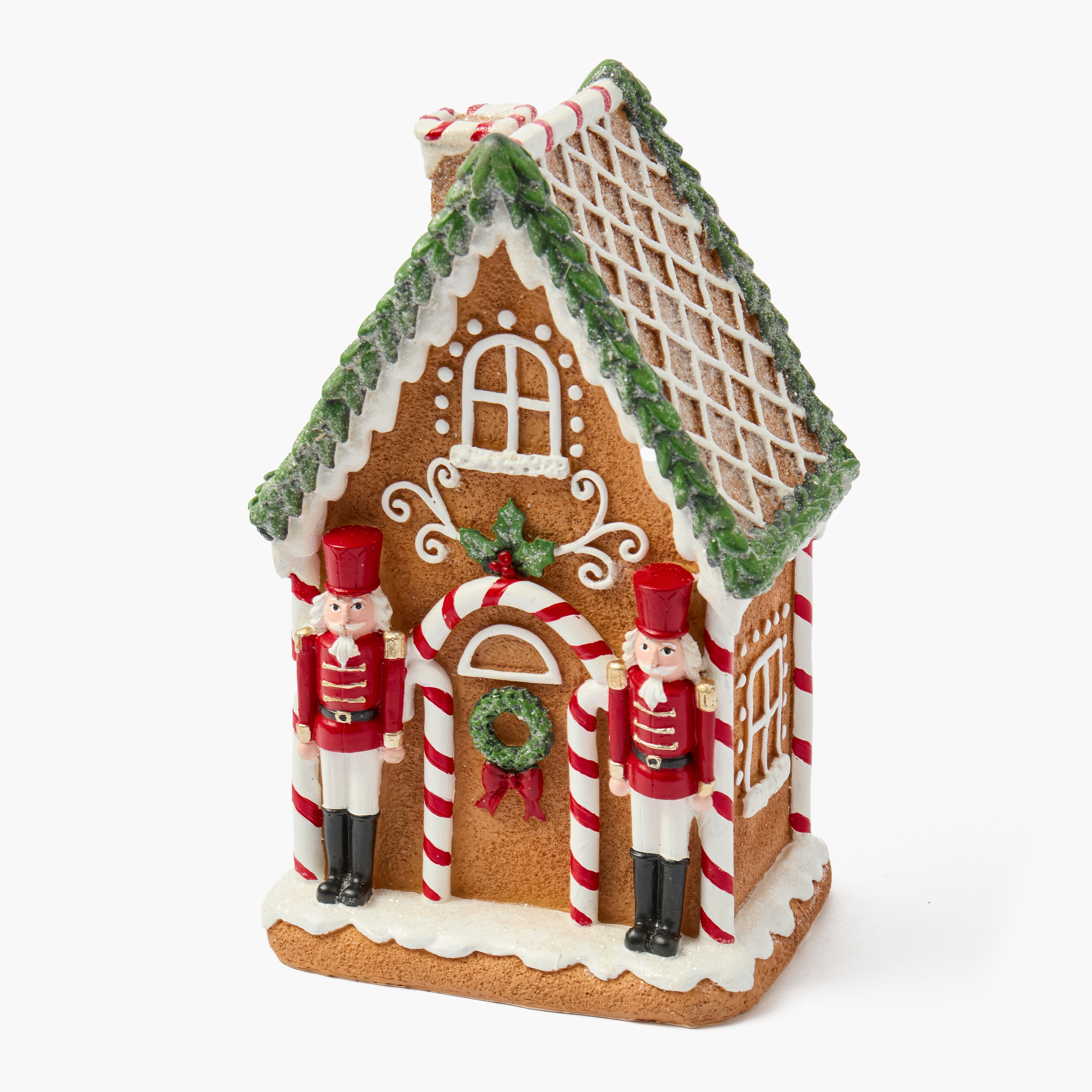 Nutcracker Gingerbread House (Pair)