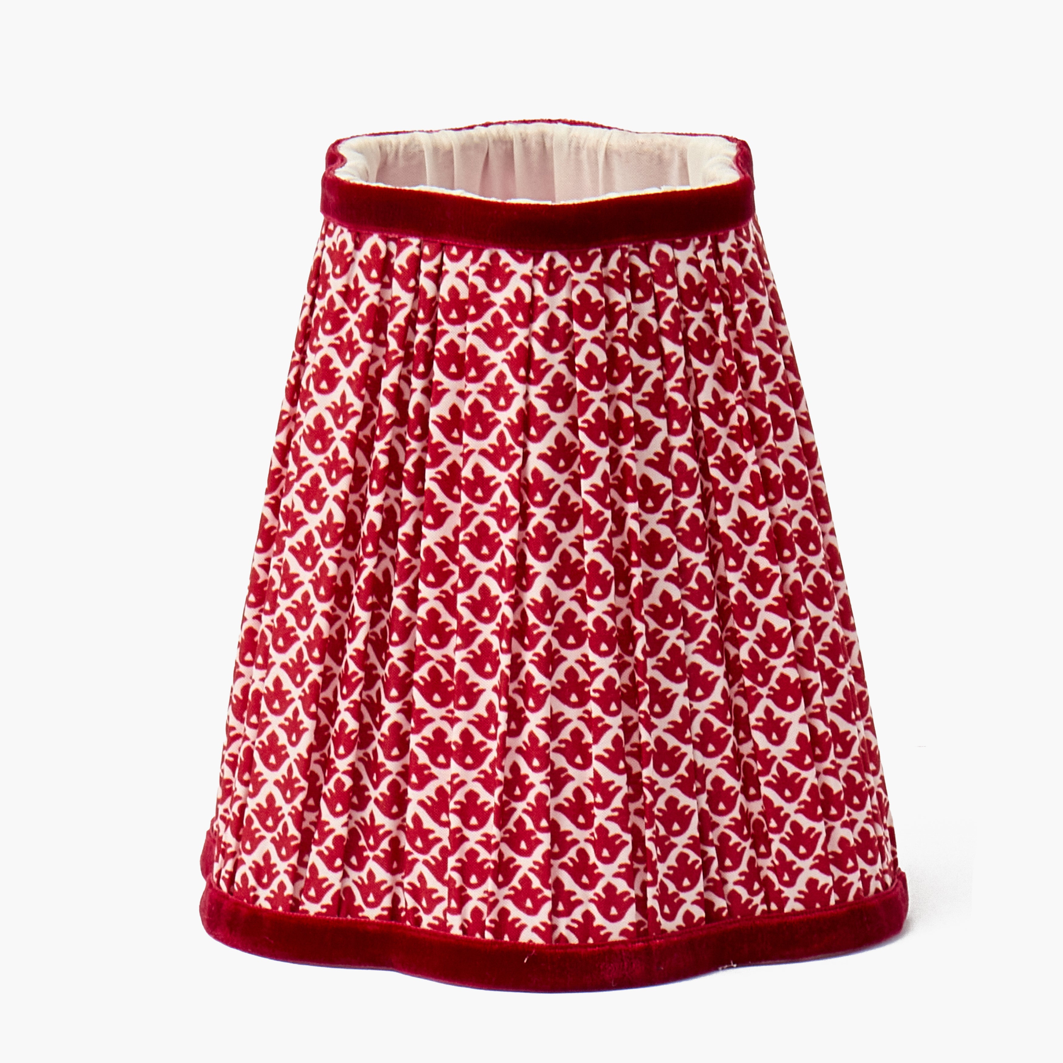 Red Lotus Lampshade (14cm)