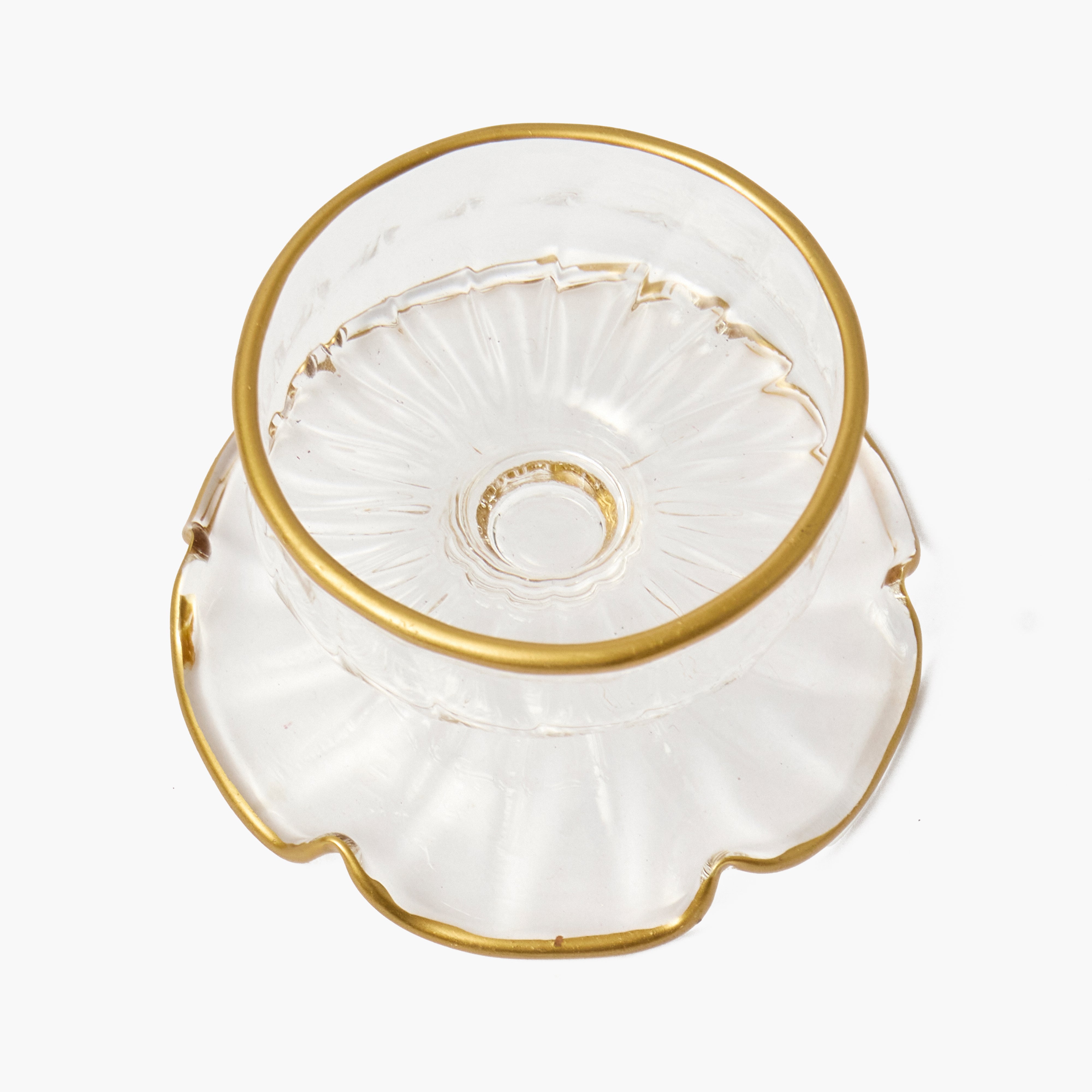 Gold Carmon Tea Light Holder (Set of 3)