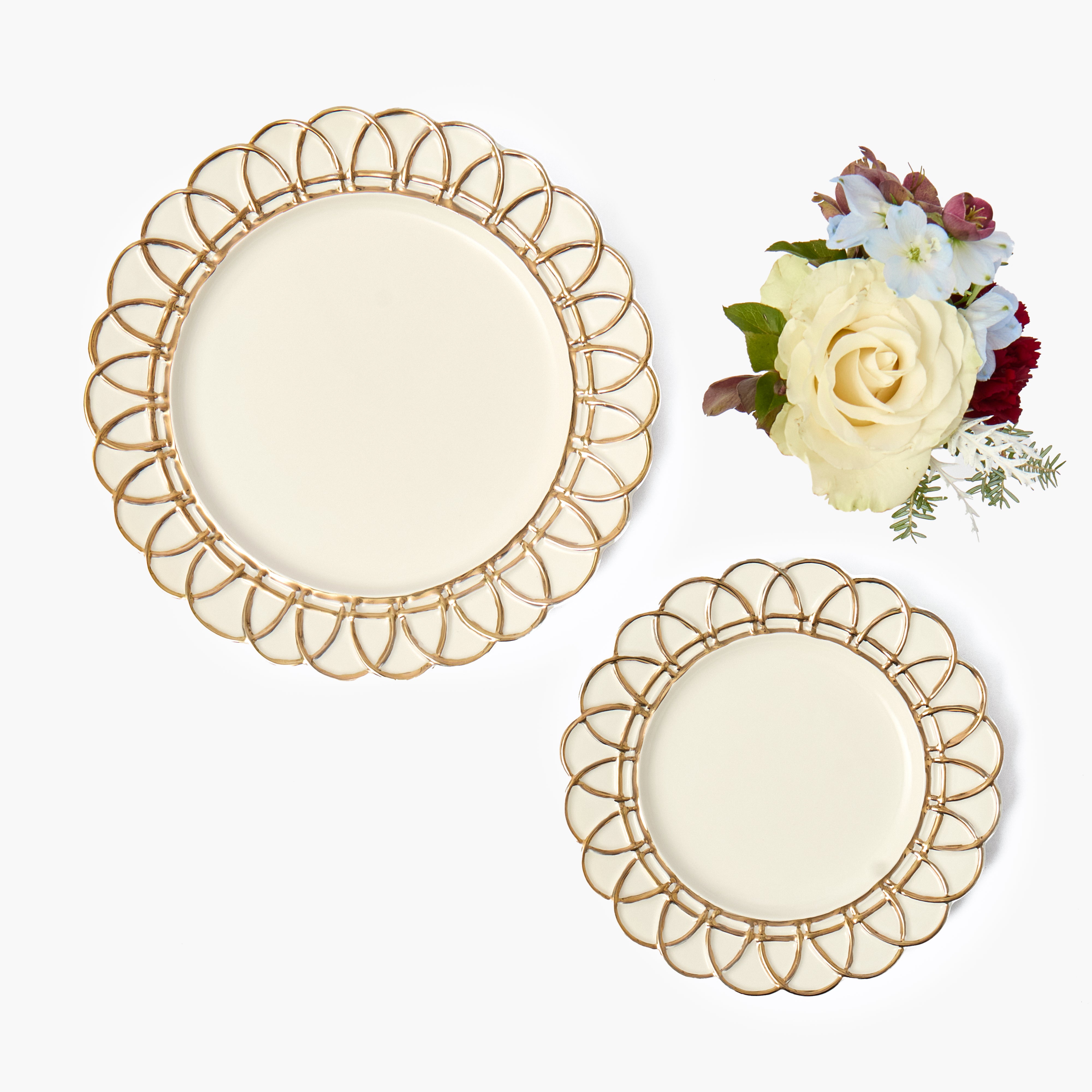 Gold Stella Starter Plate