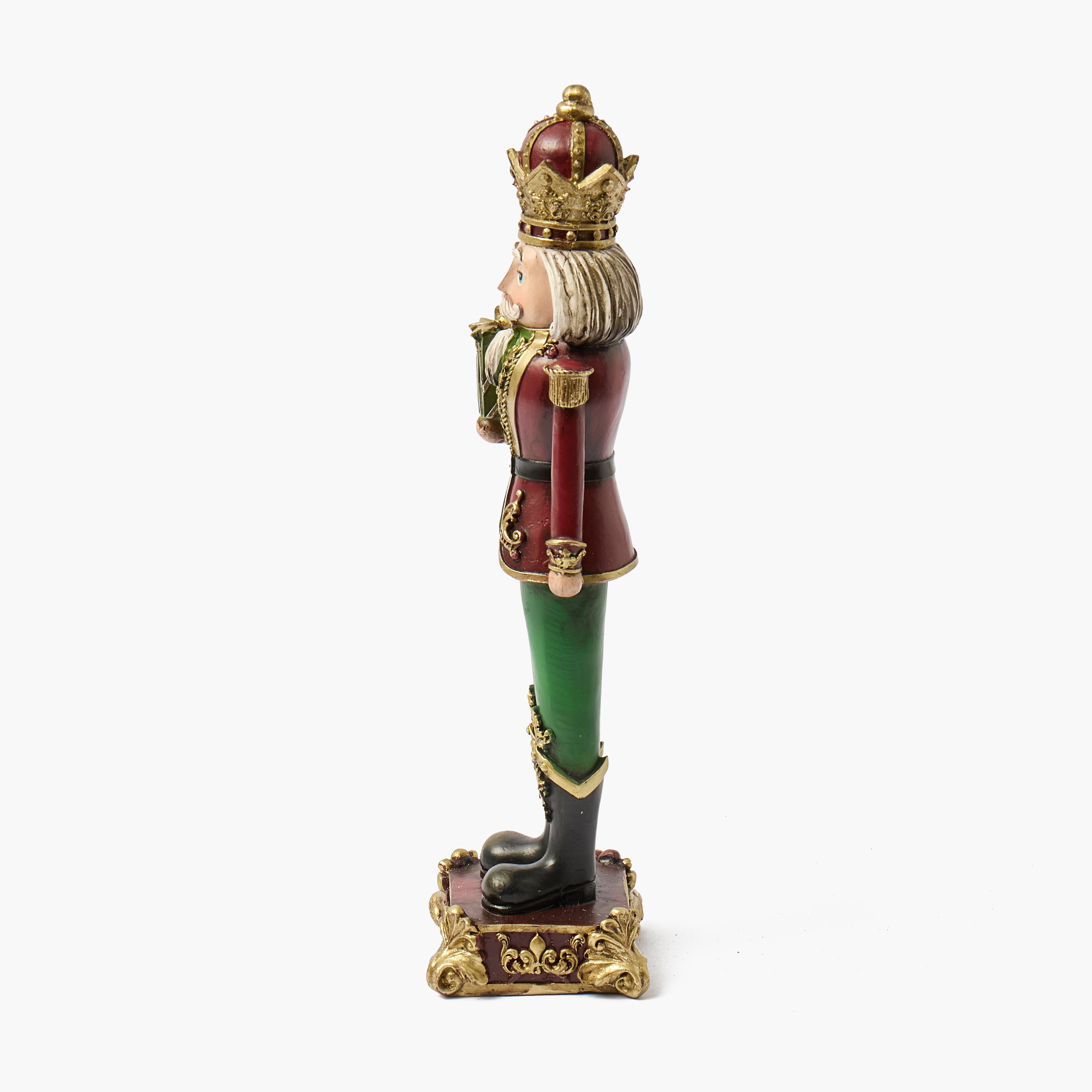 Nutcracker with Present & Crown (Pair)