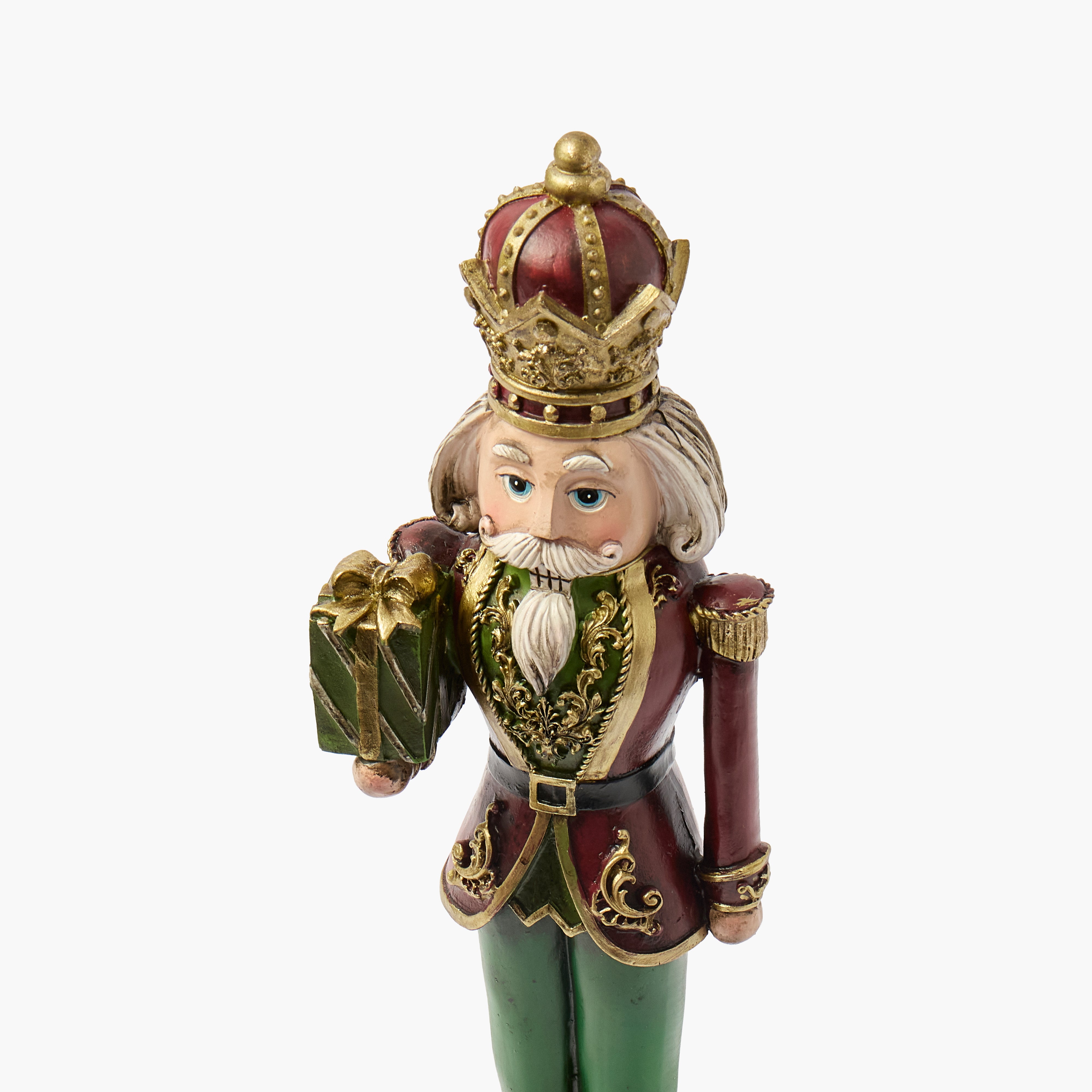 Nutcracker with Present & Crown (Pair)