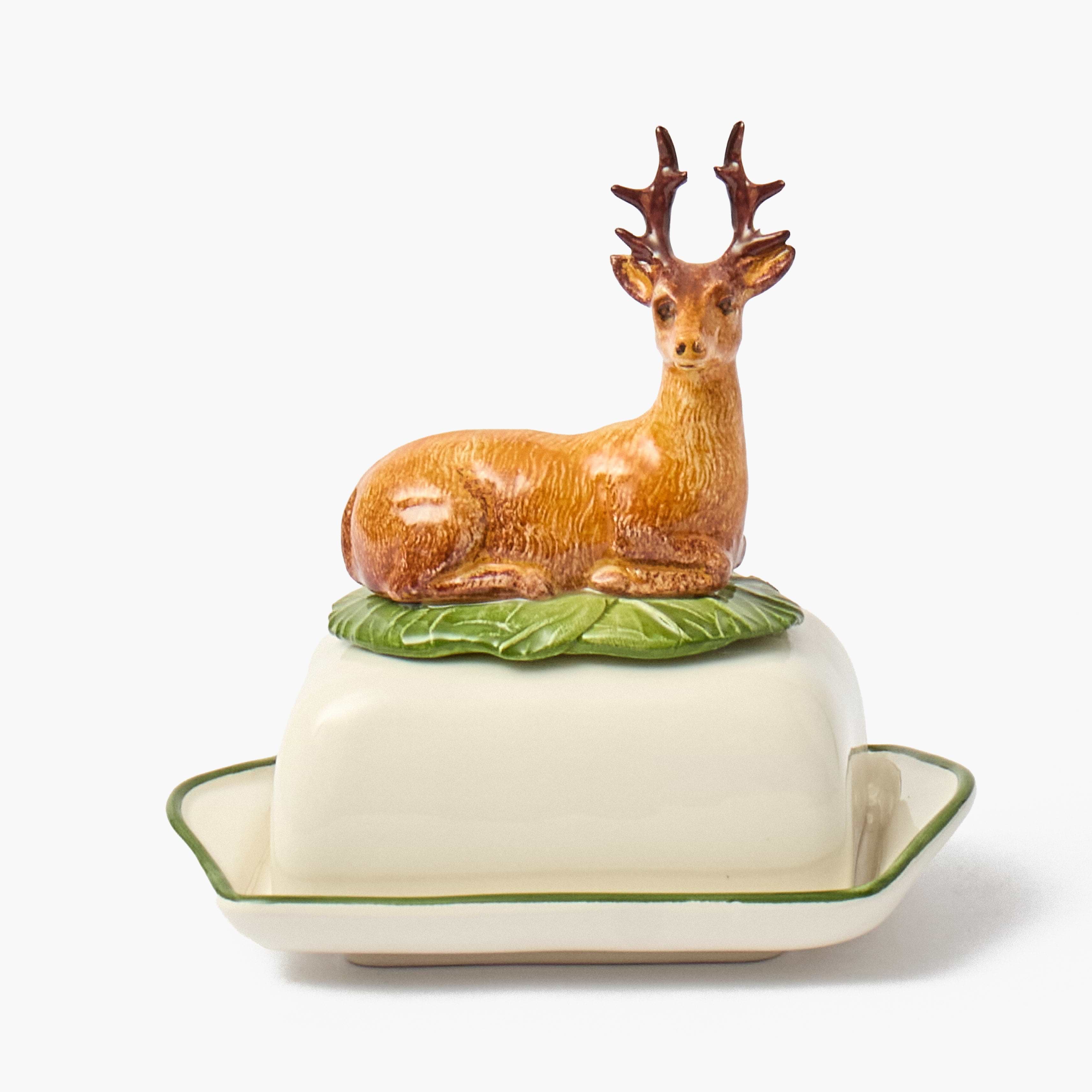 Stag Butter Dish