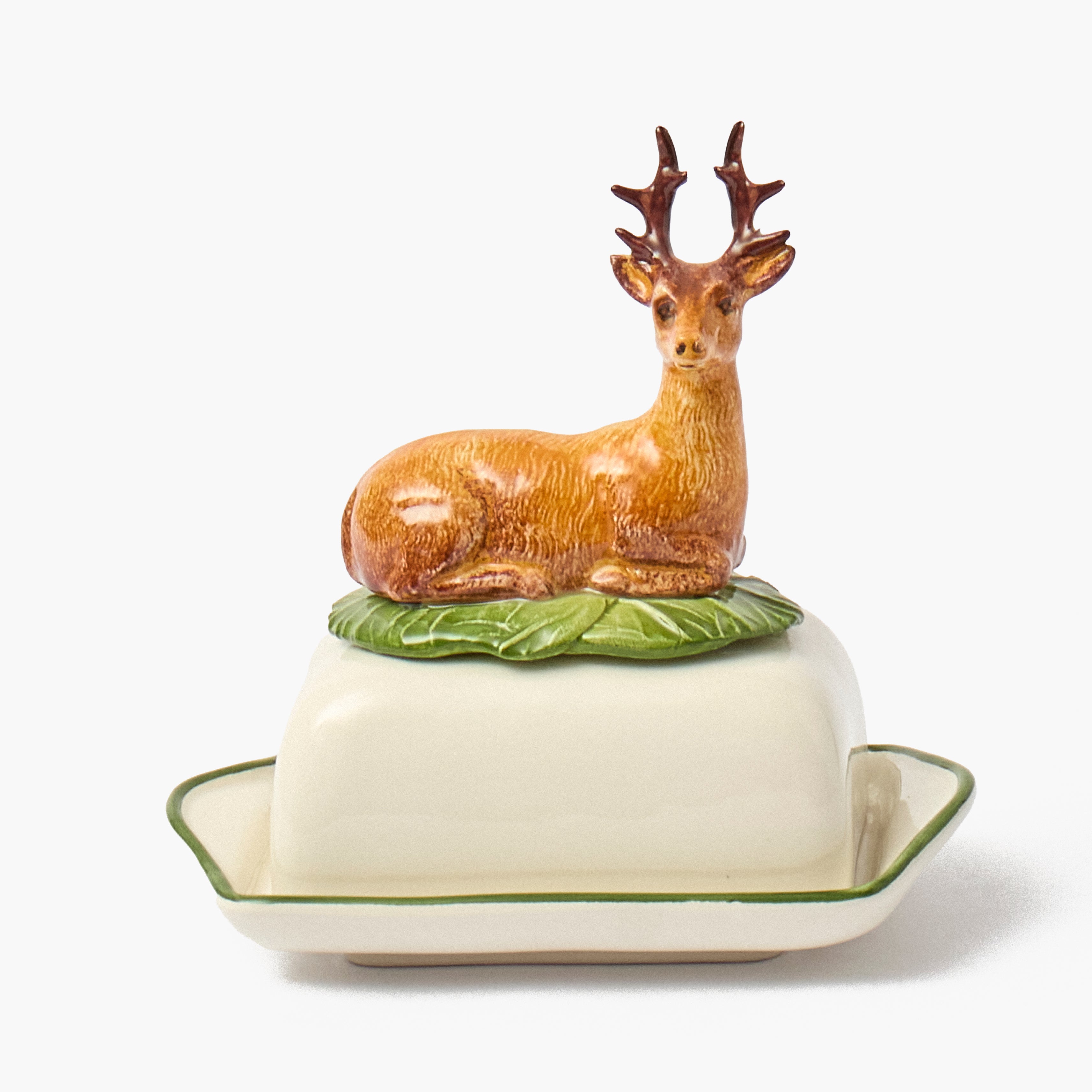 Stag Butter Dish