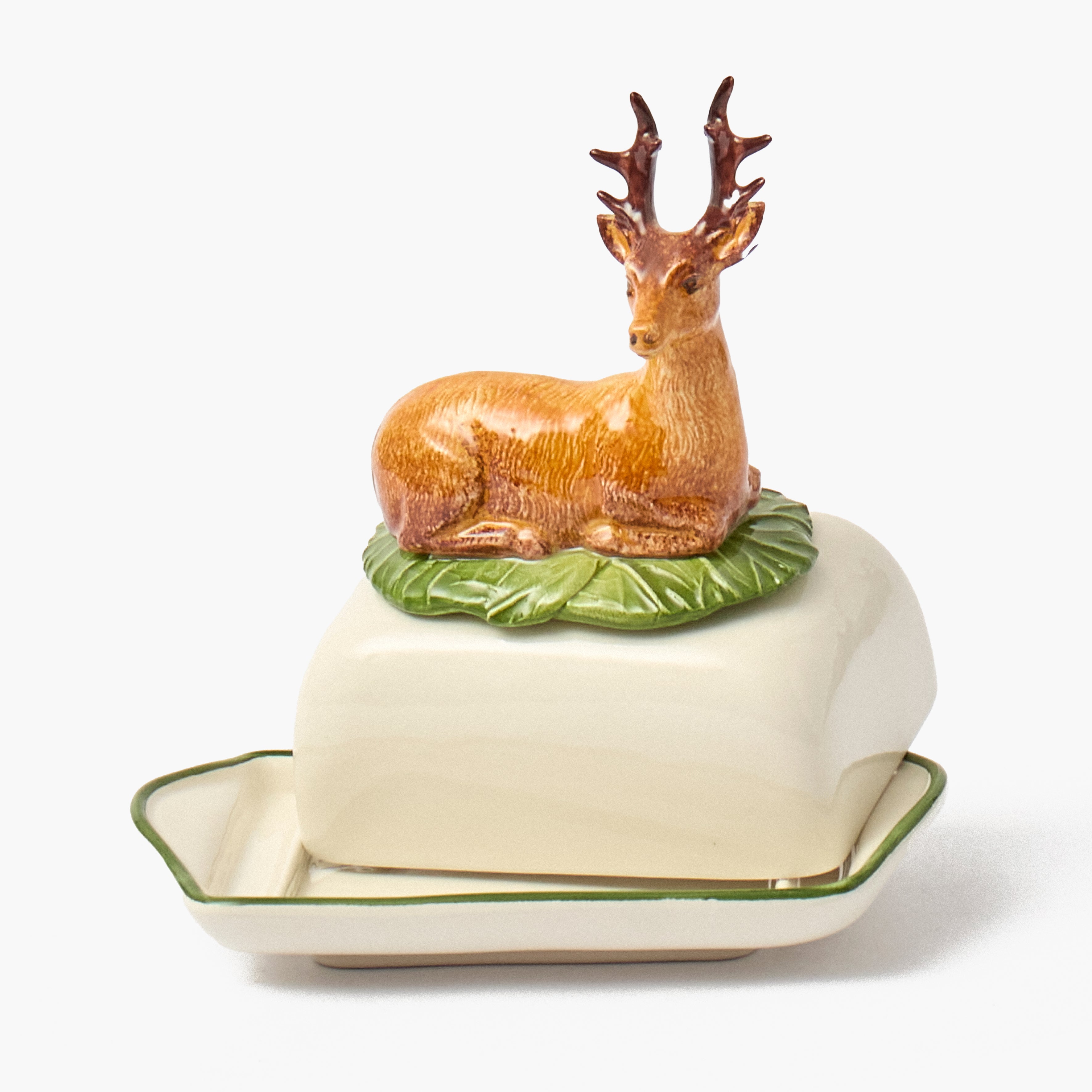 Stag Butter Dish