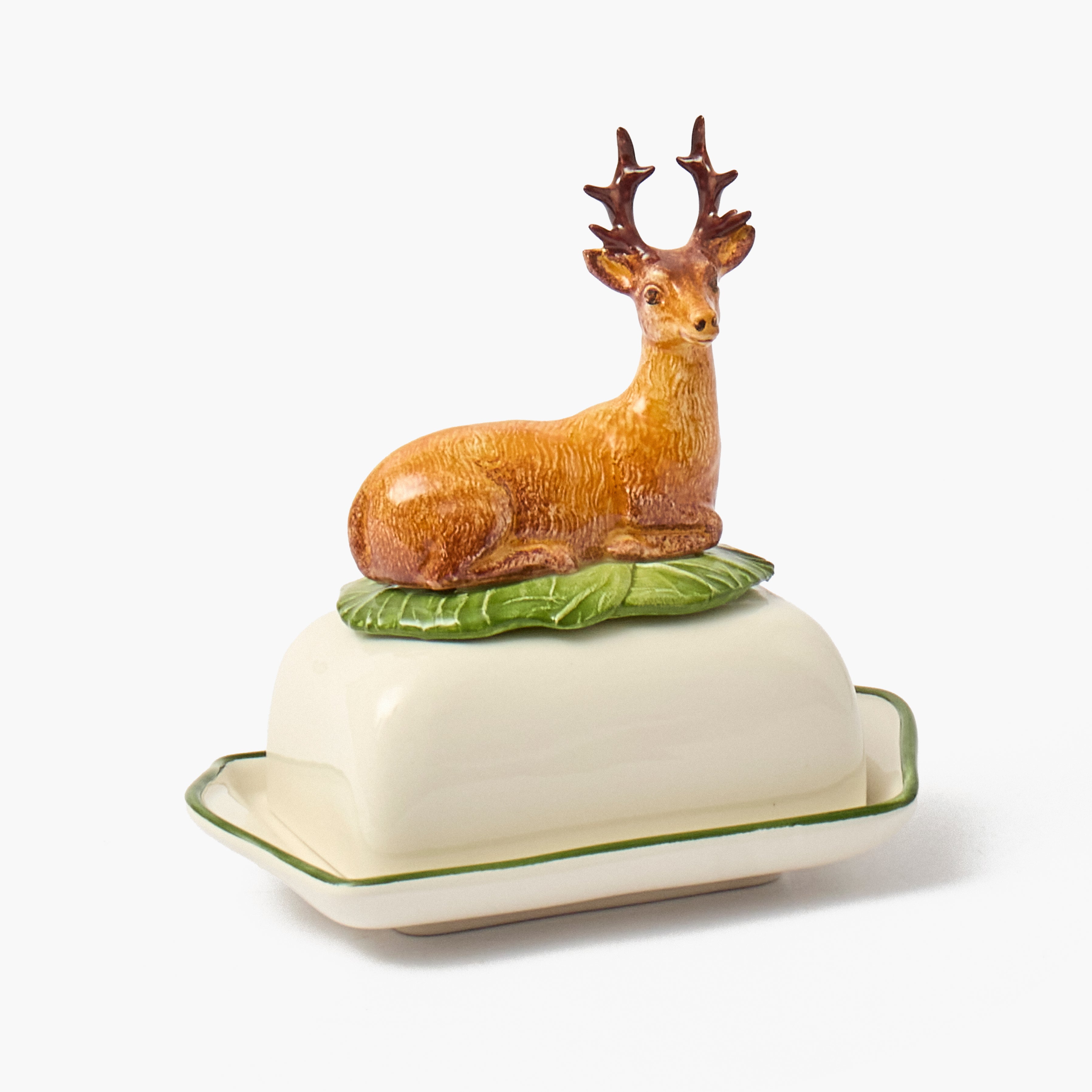 Stag Butter Dish