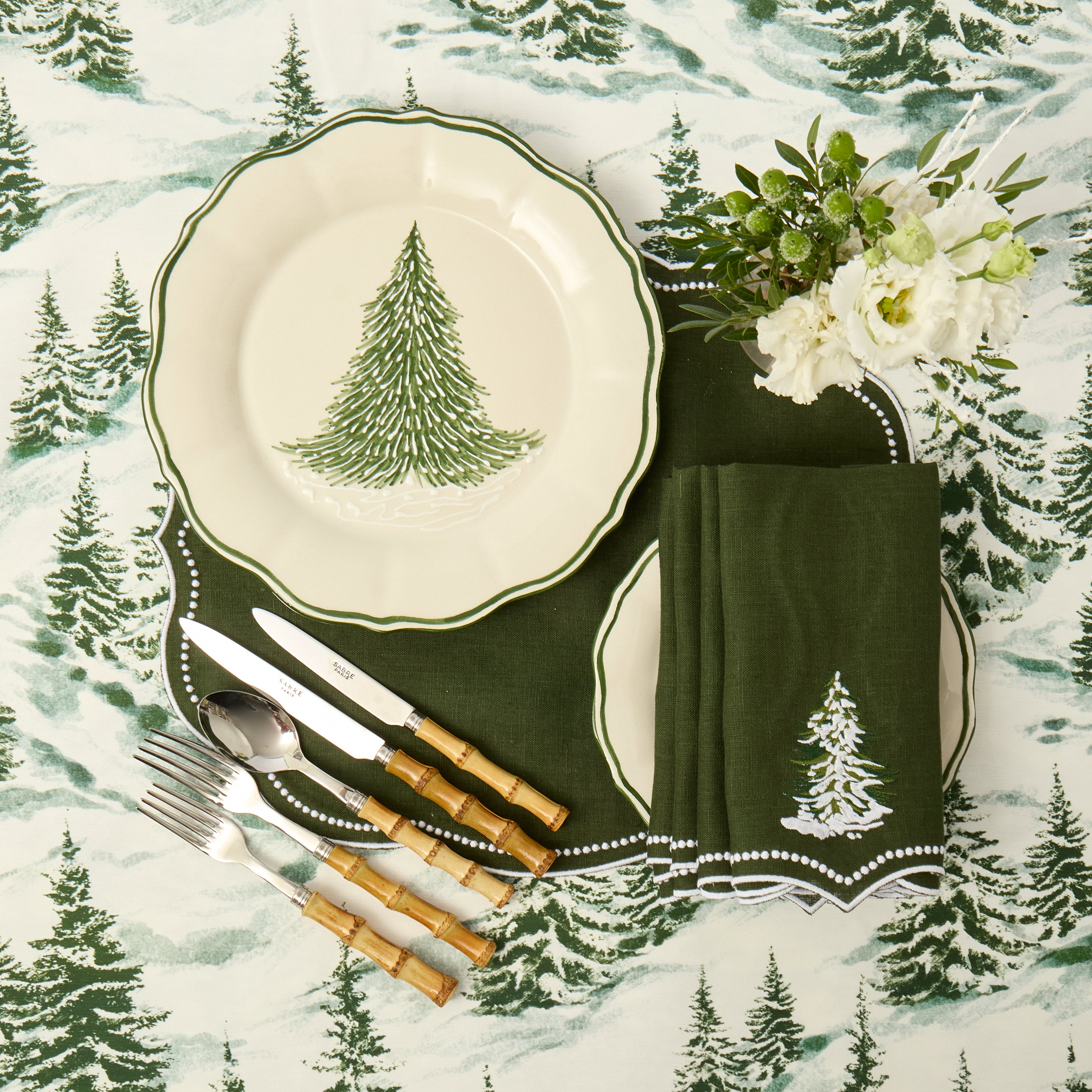 Alpine Tree Tablecloth
