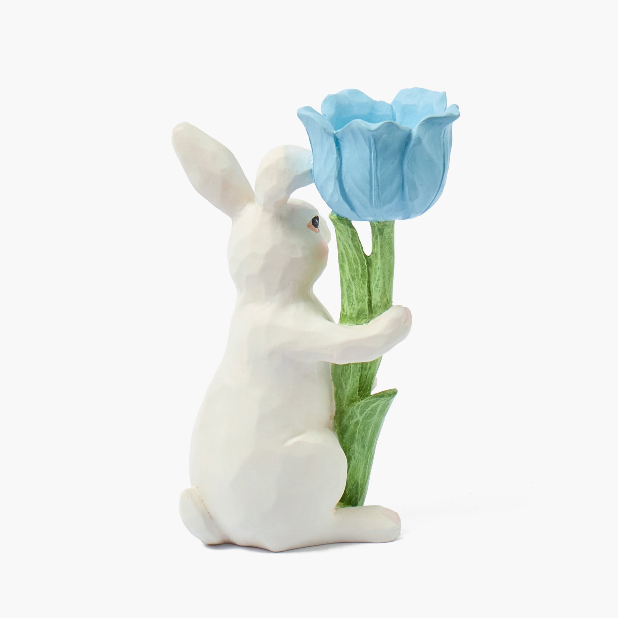 Bunny with Blue Tulip (Pair)