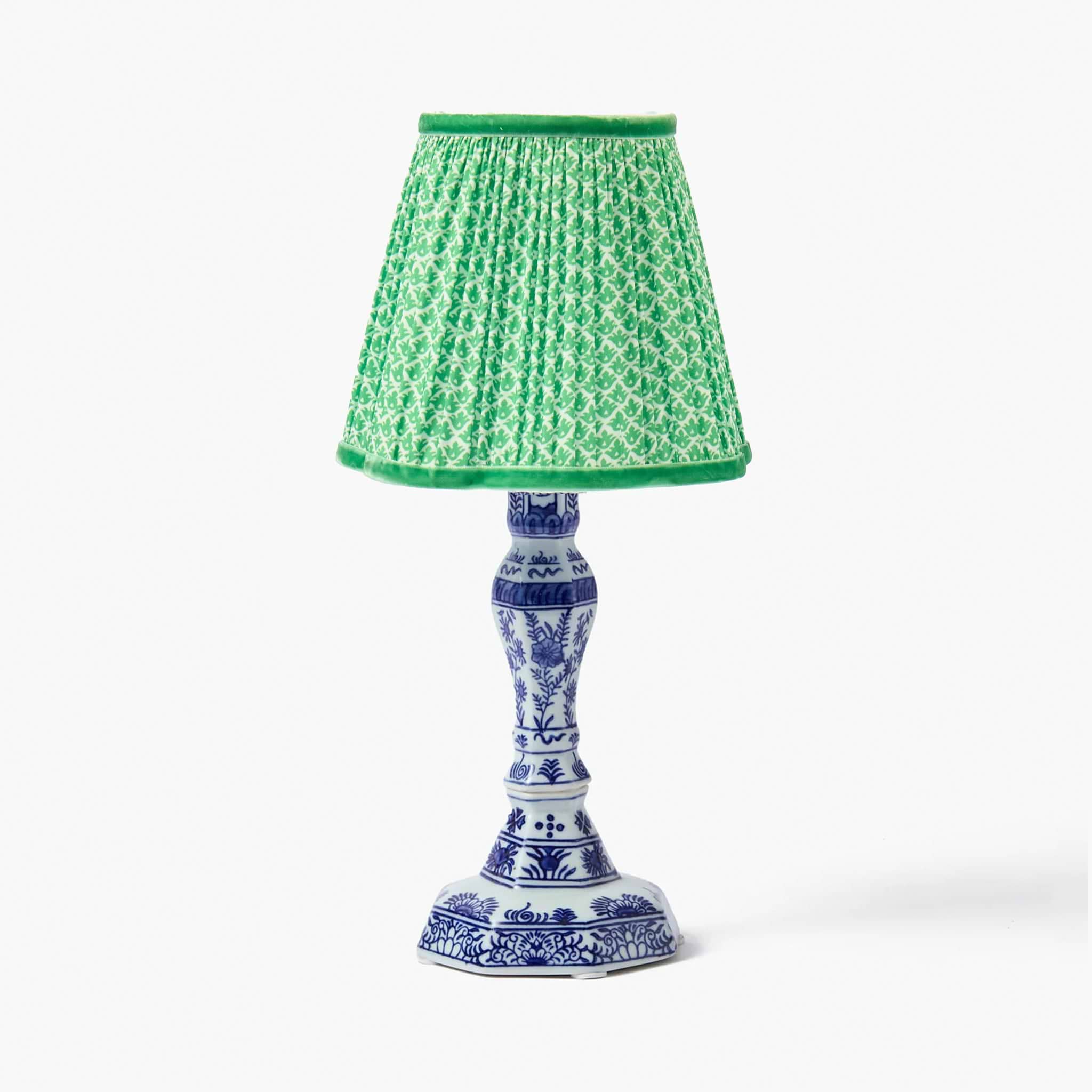 Green Lotus Lampshade (18cm)