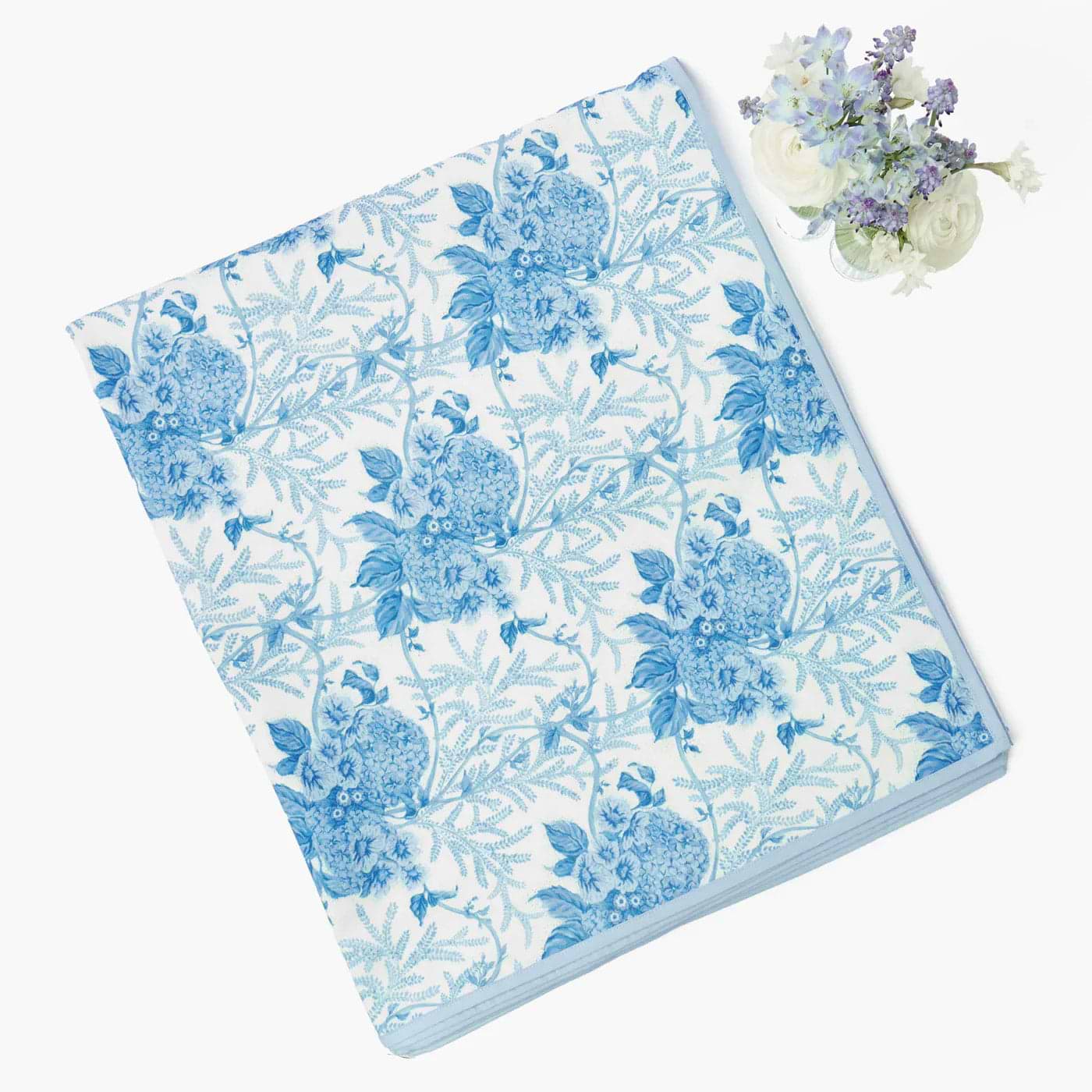 Blue Lady Isabella's Garden Tablecloth