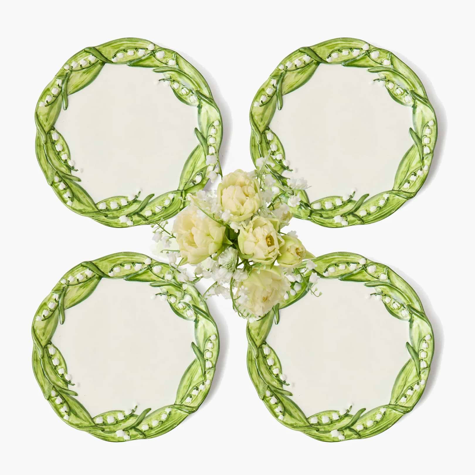 Lily of the Valley Starter Plates (Set of 4)