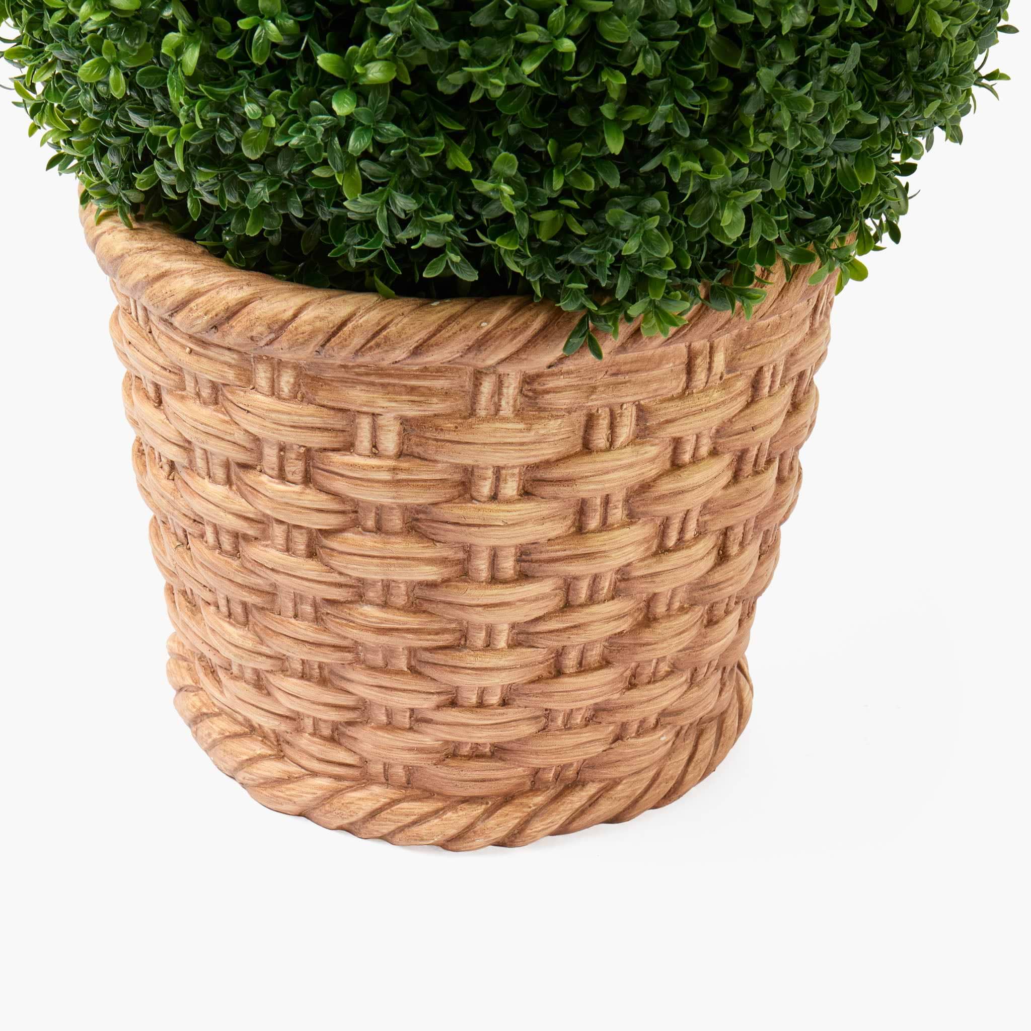 Extra Large Faux Boxwood Rabbit