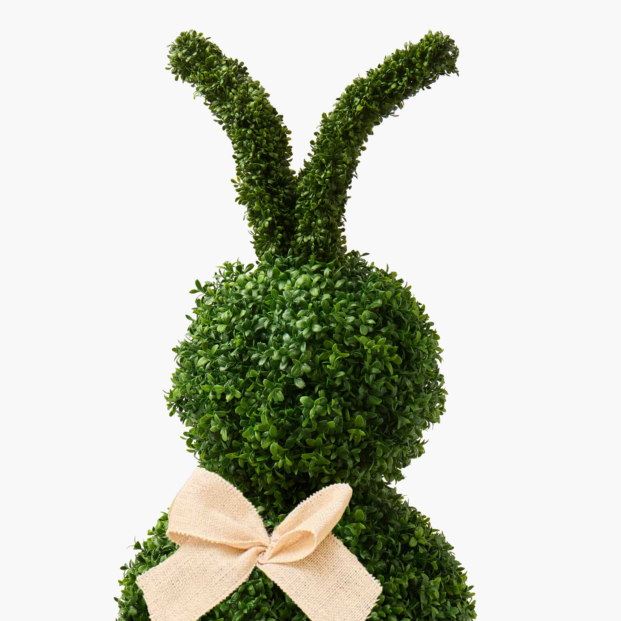 Extra Large Faux Boxwood Rabbit