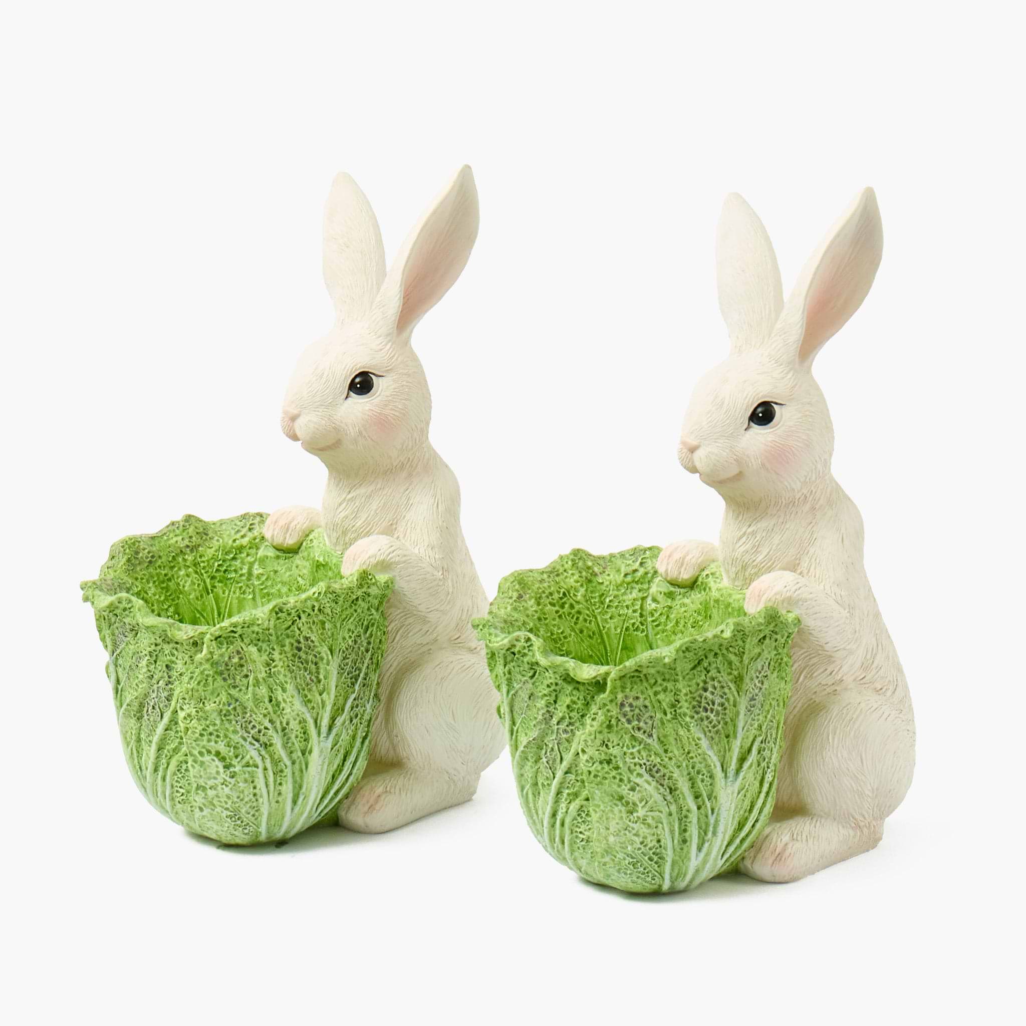 Cabbage Bunny Bowls (Pair)