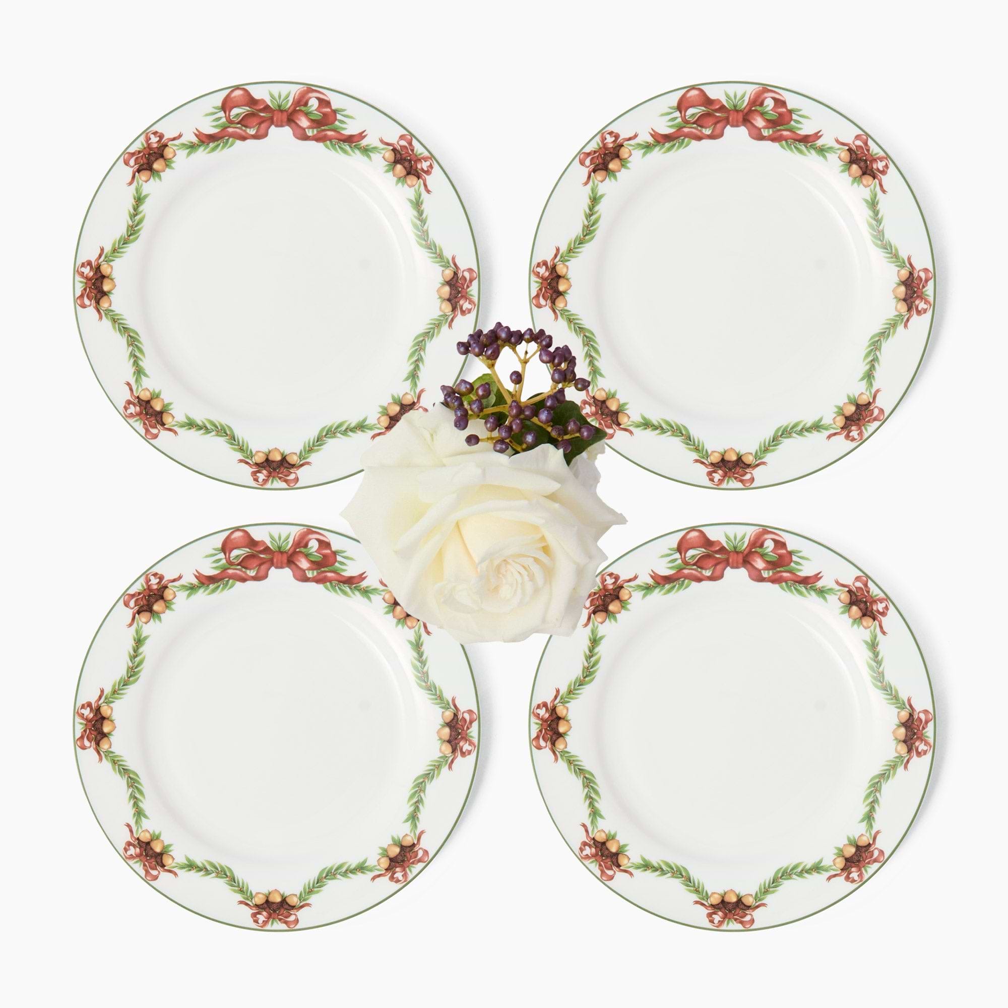 Acorn Garland Starter Plate (Set of 4)