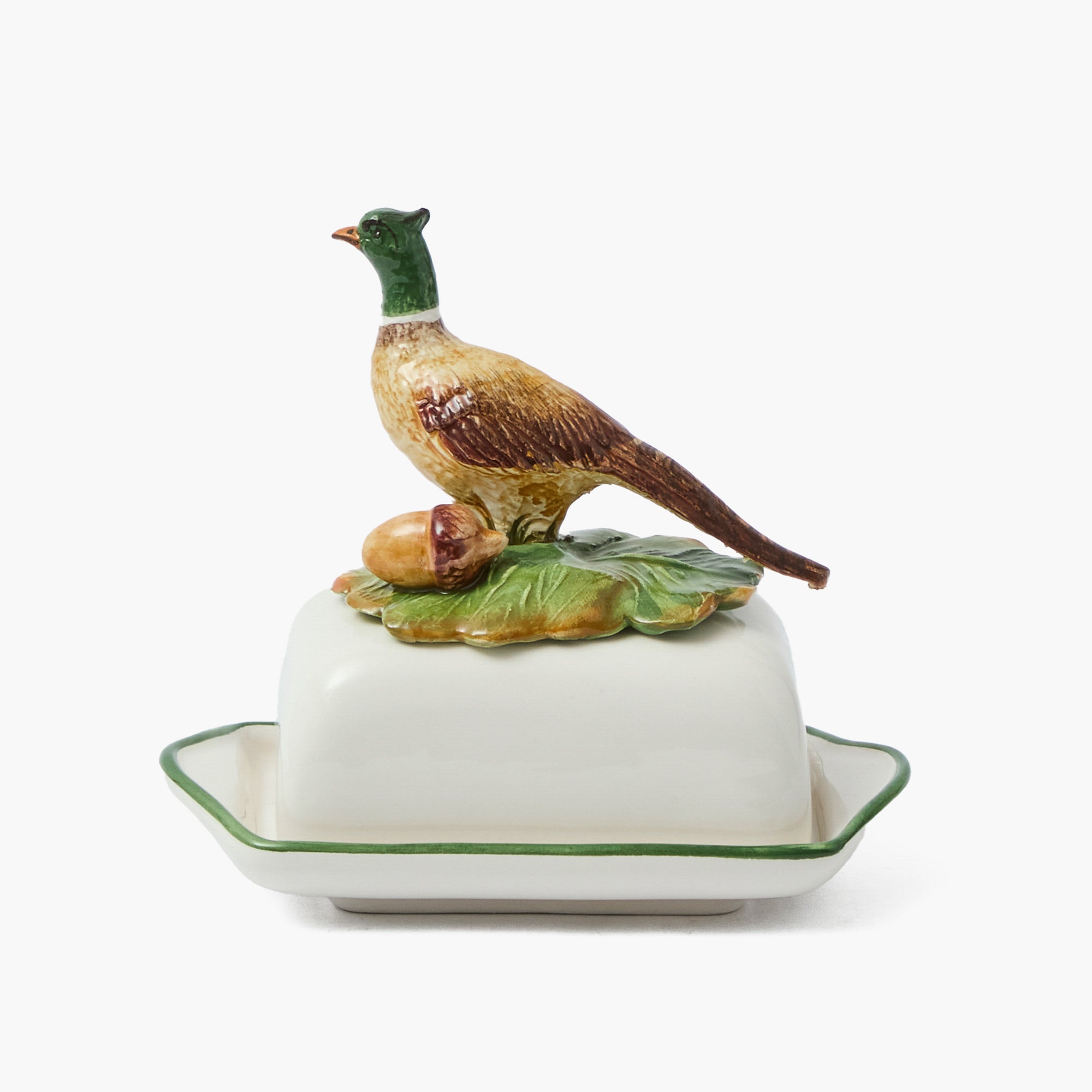 Pheasant Butter Dish