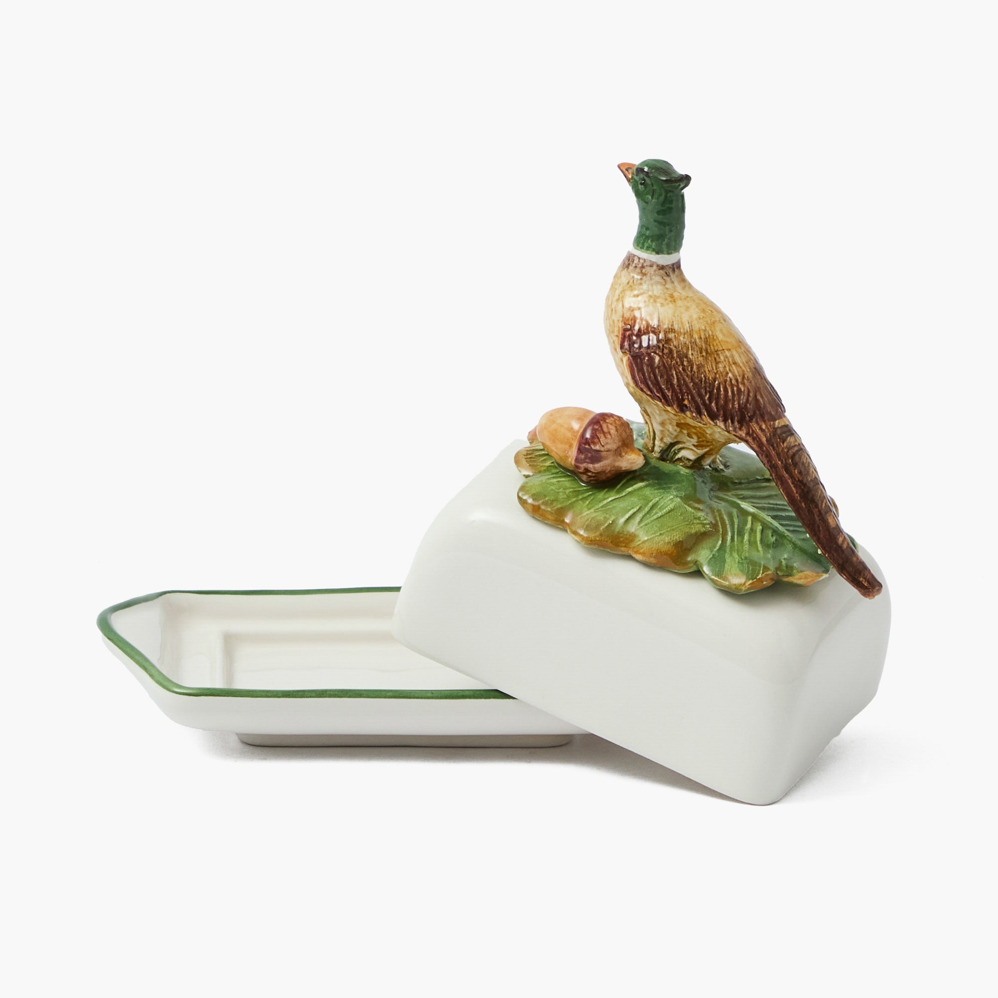 Pheasant Butter Dish