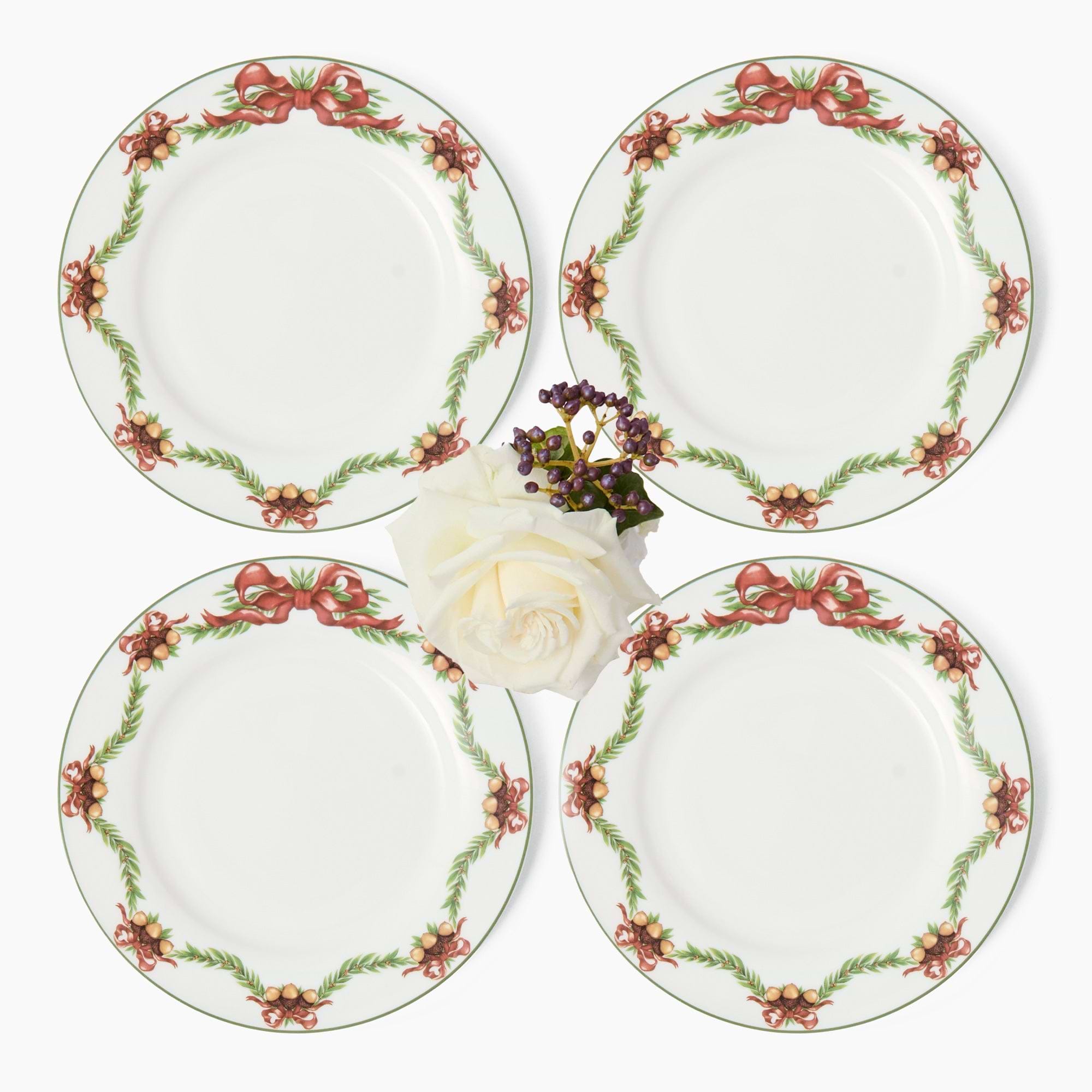 Acorn Garland Dinner Plate (Set of 4)