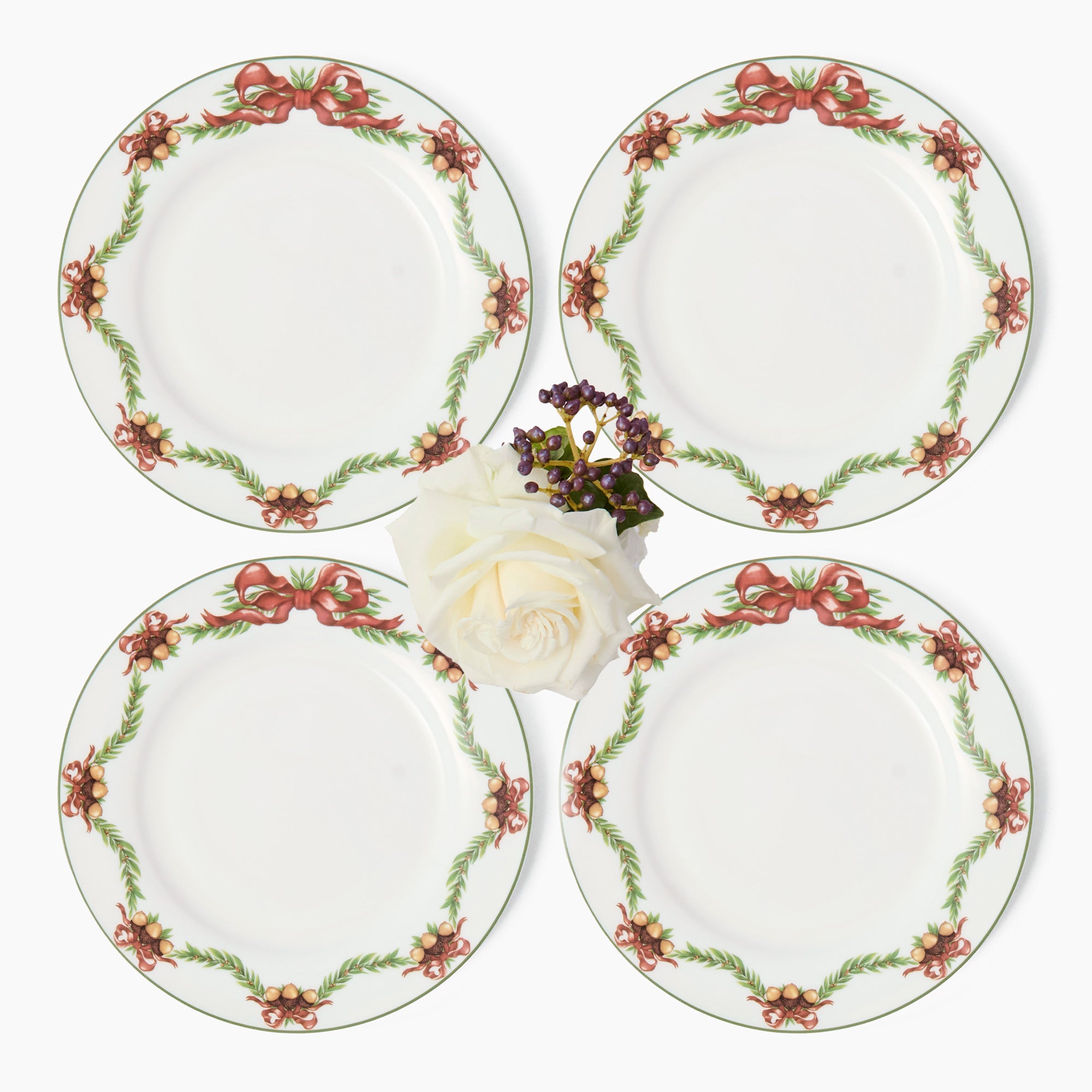 Acorn Garland Dinner Plate (Set of 4)