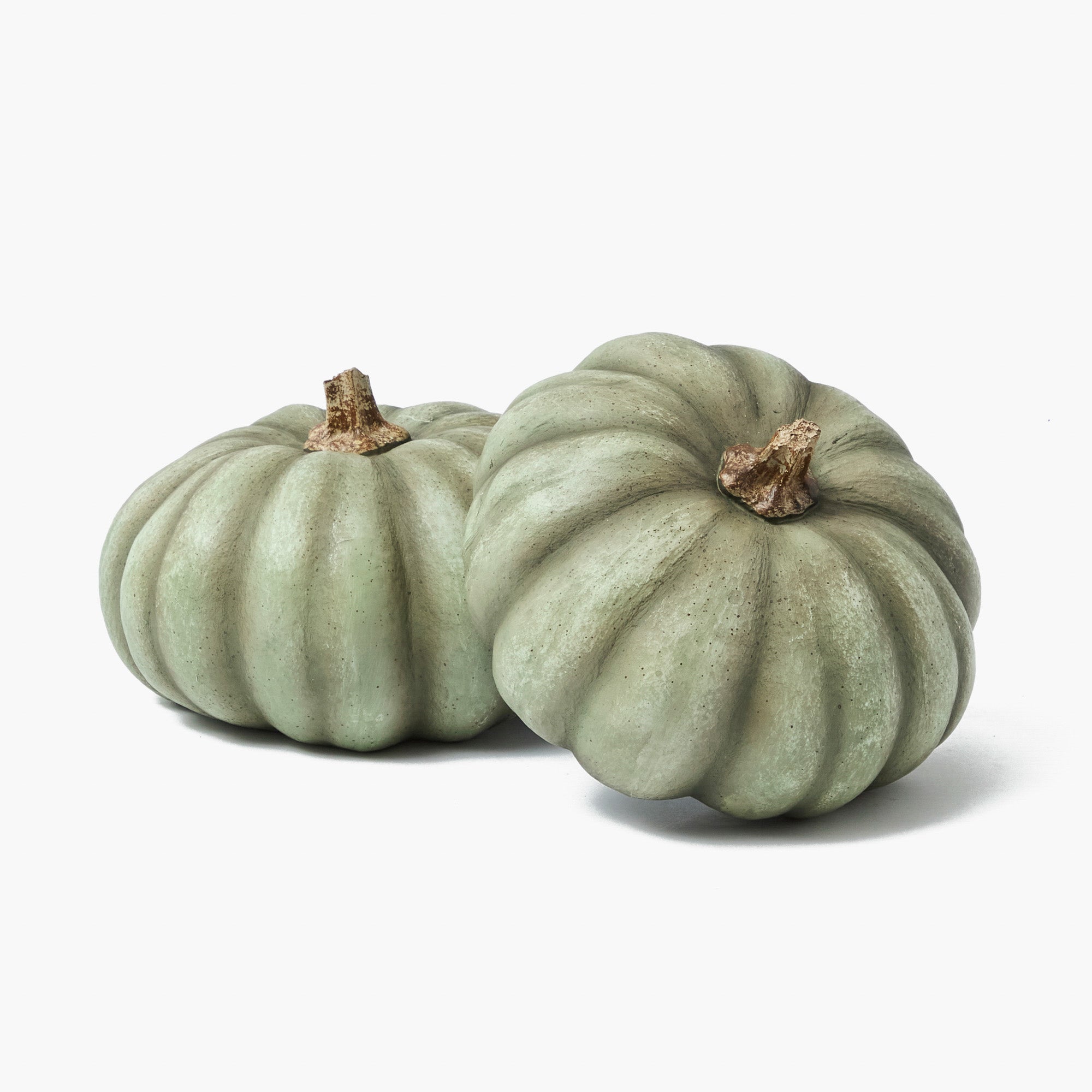 Sage Green Pumpkins (Set of 4)