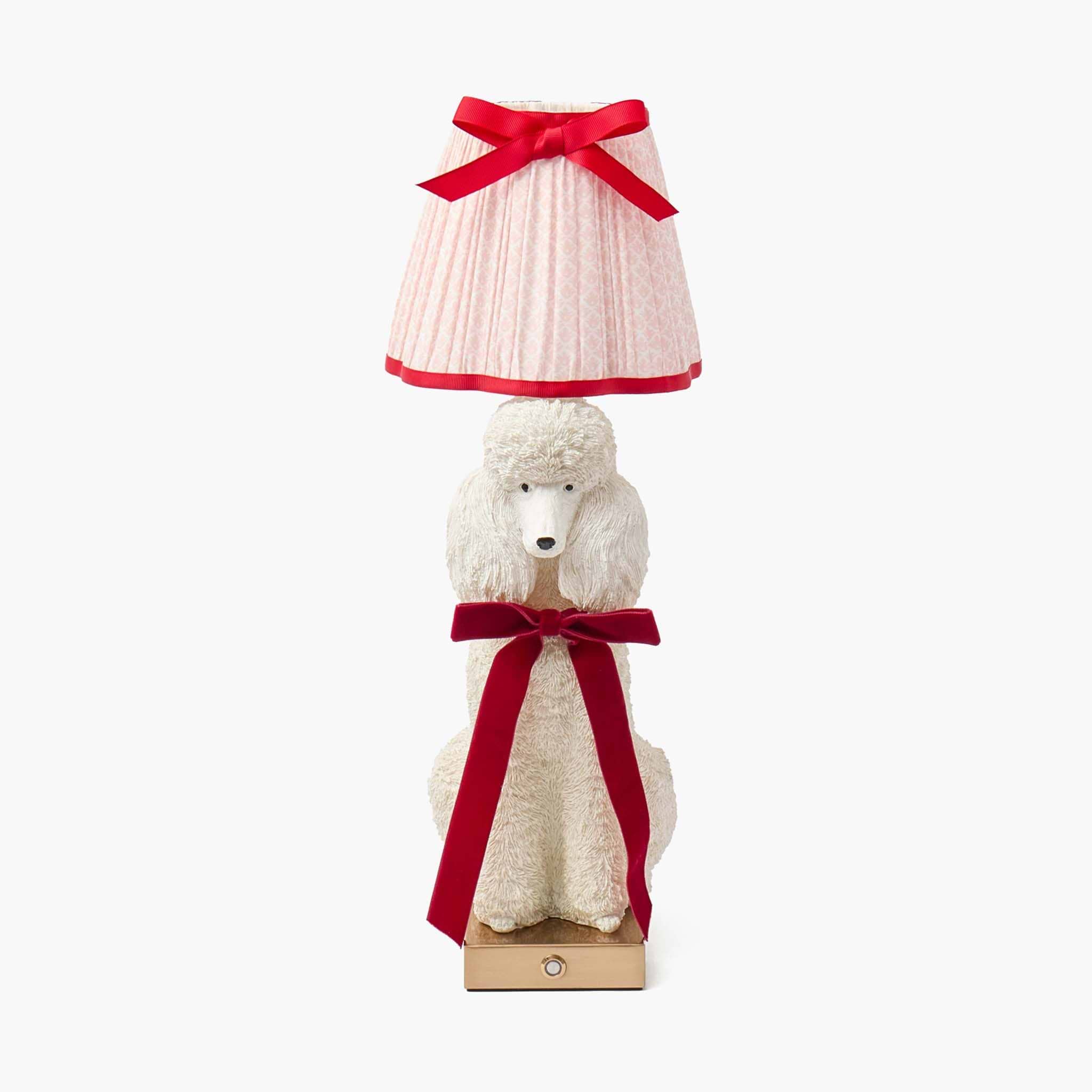 Pink & Red Lotus Bow Lampshade (18cm)