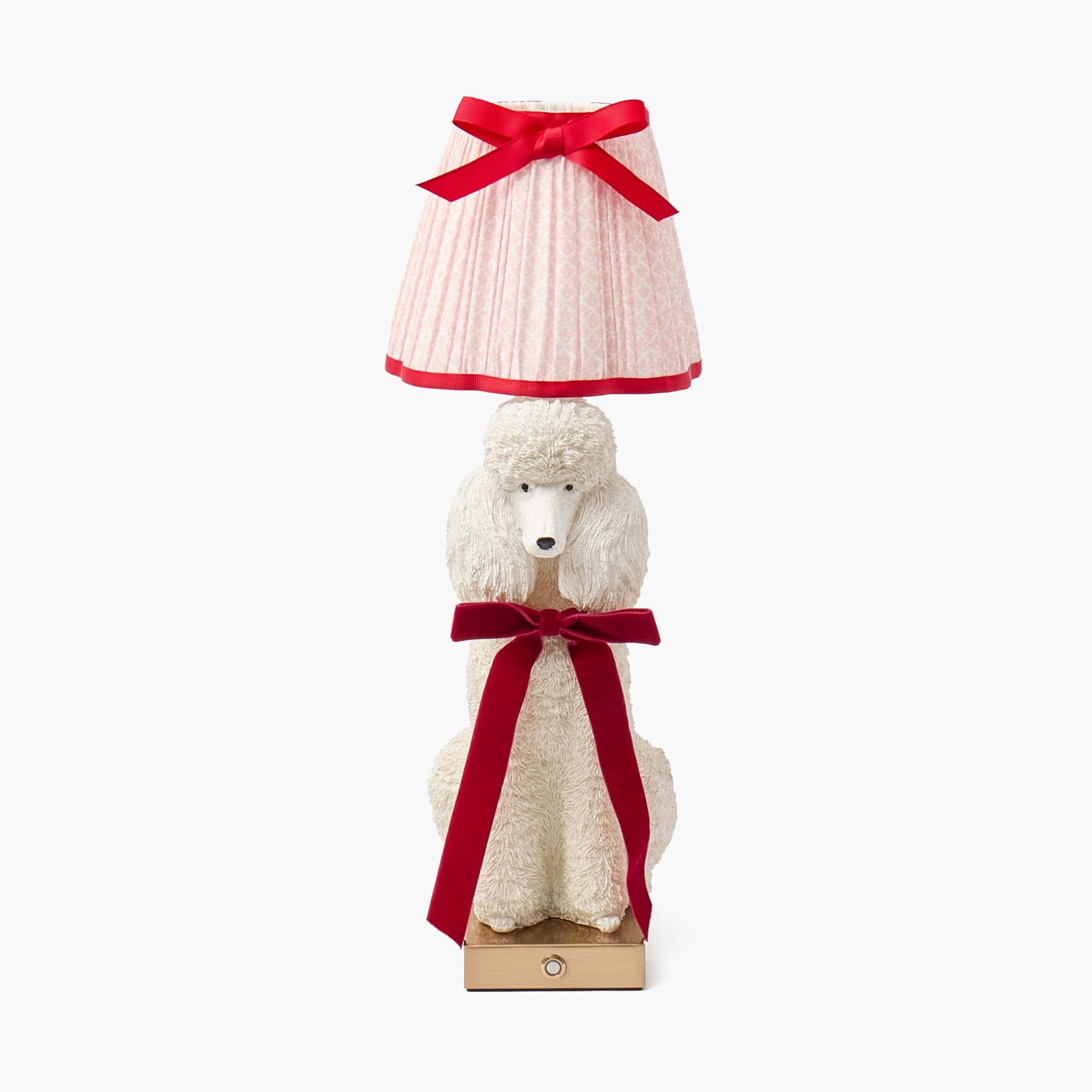 Pink & Red Lotus Bow Lampshade (18cm)