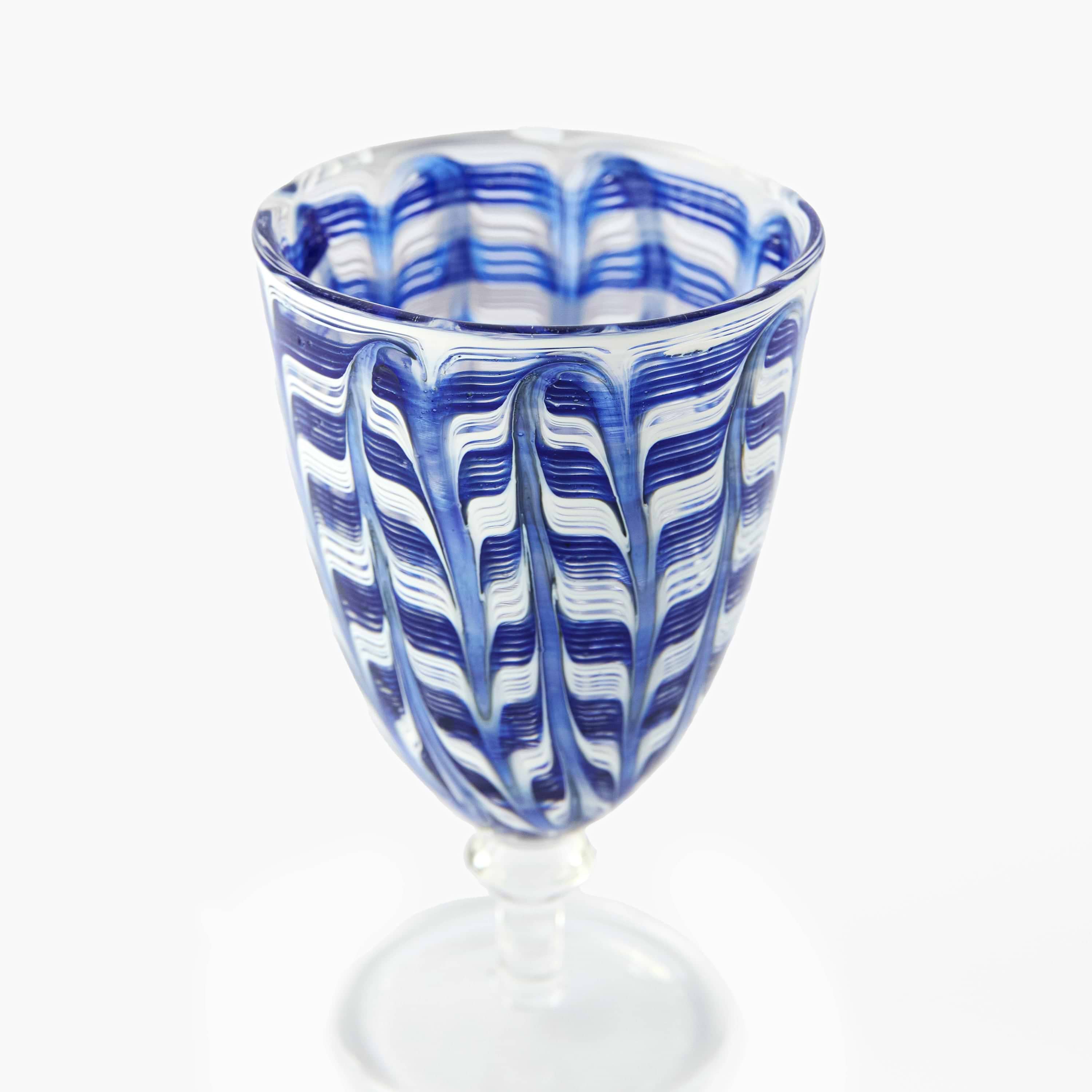 Blue Paloma Glassware (Set of 8)