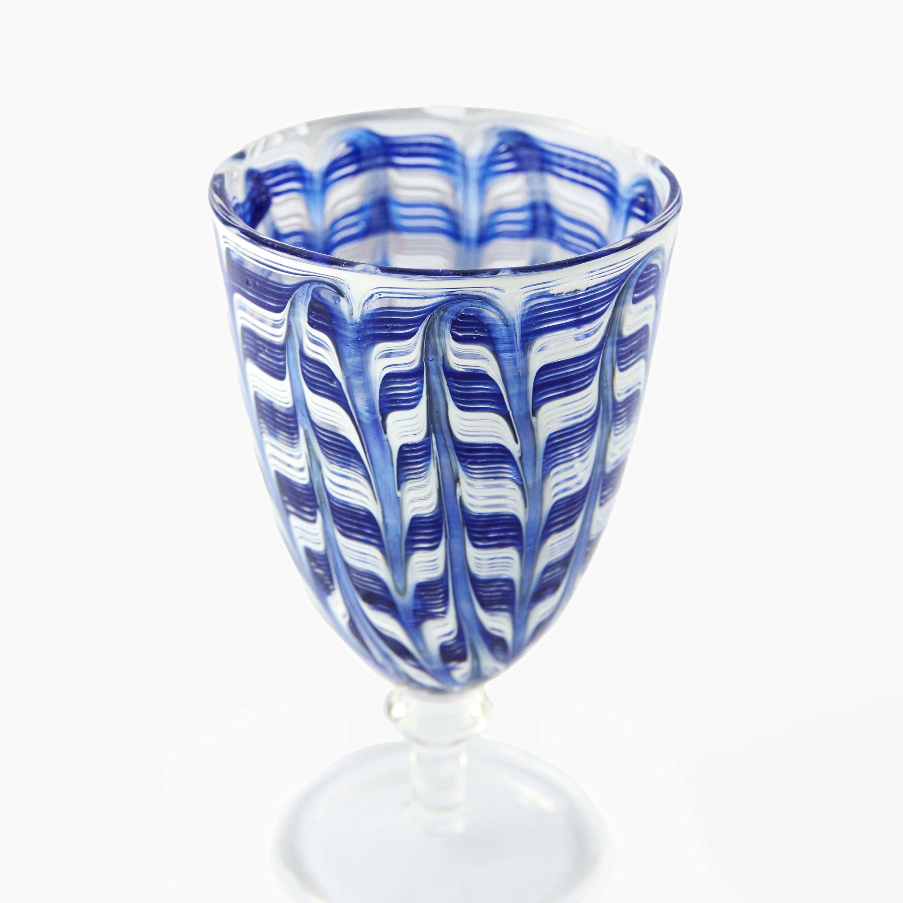 Blue Paloma Glassware (Set of 8)
