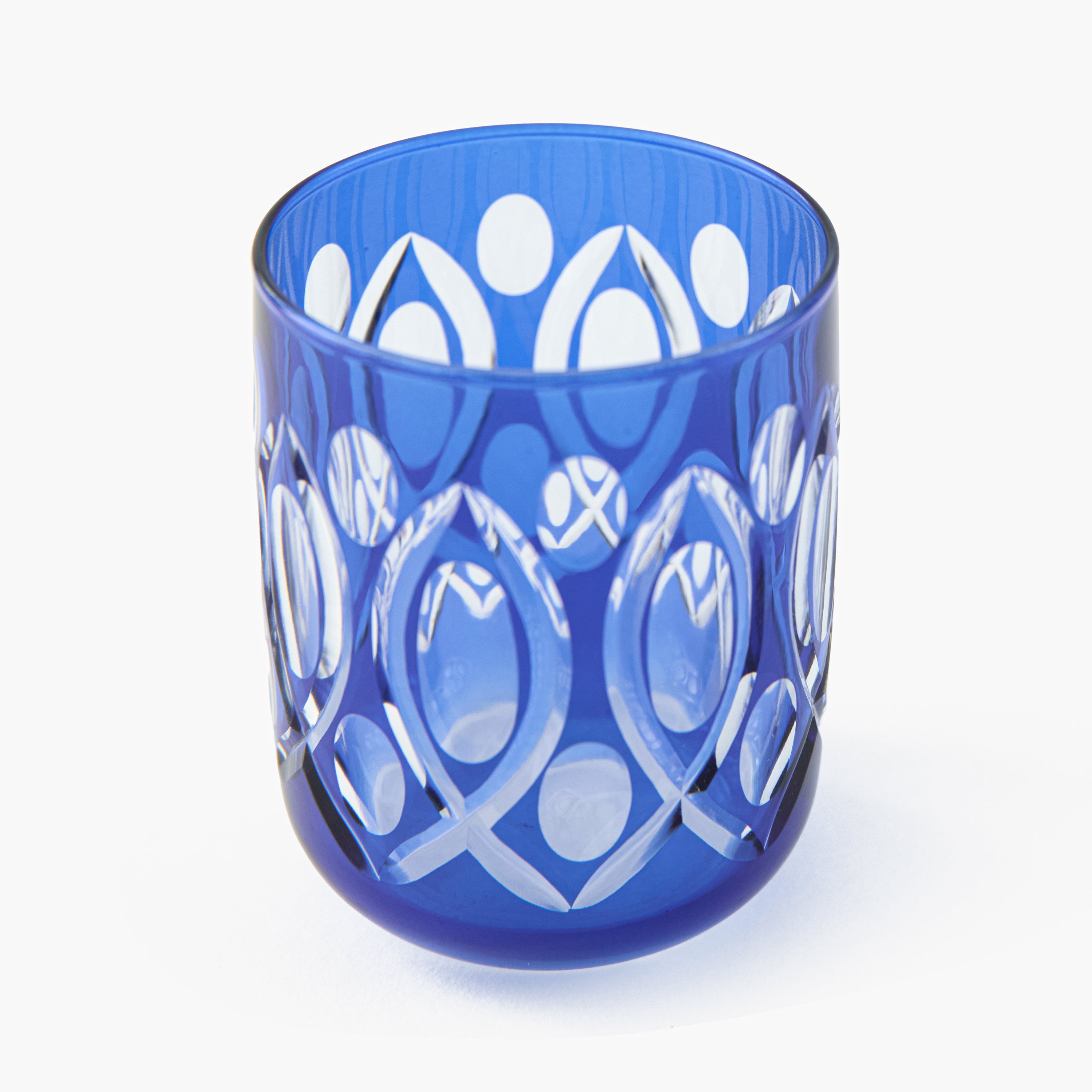 Cobalt Carolyn Engraved Glassware (Set of 8)