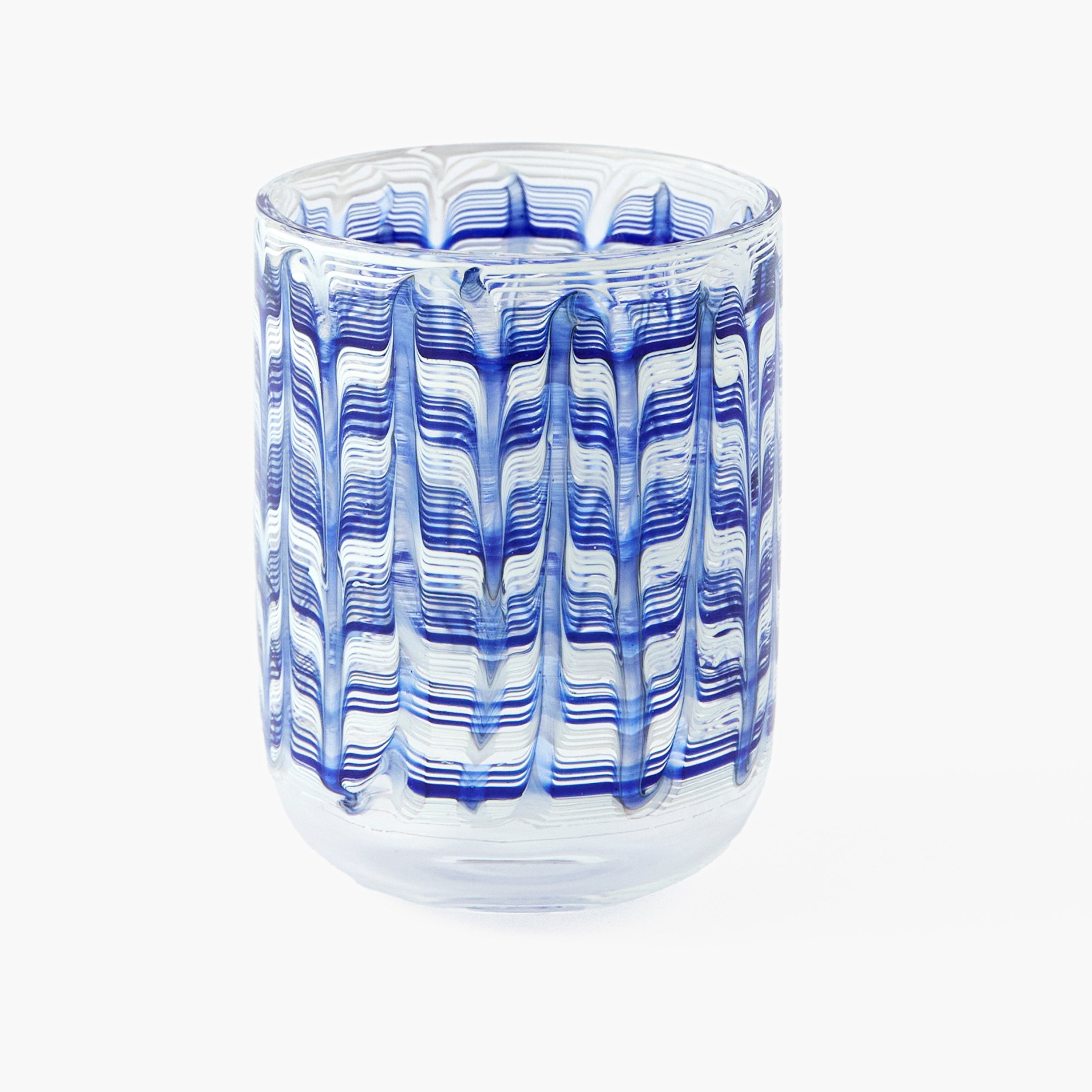 Blue Paloma Water Glasses (Set of 4)