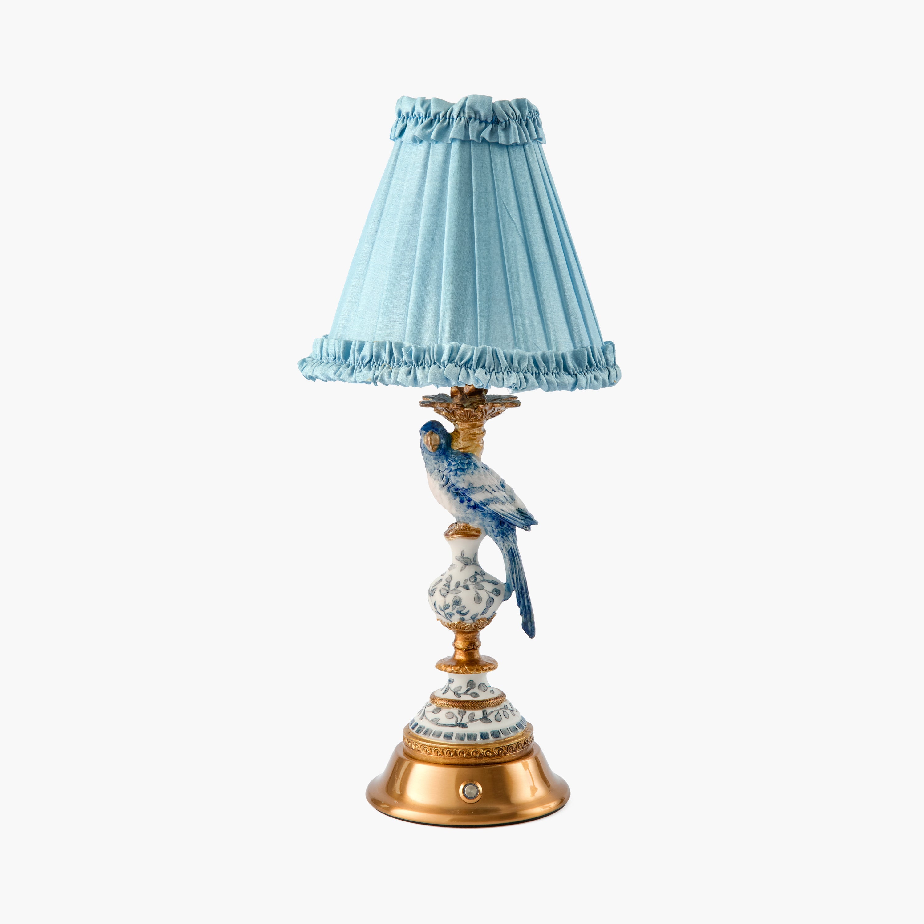 Blue Parrot Rechargeable Lamp