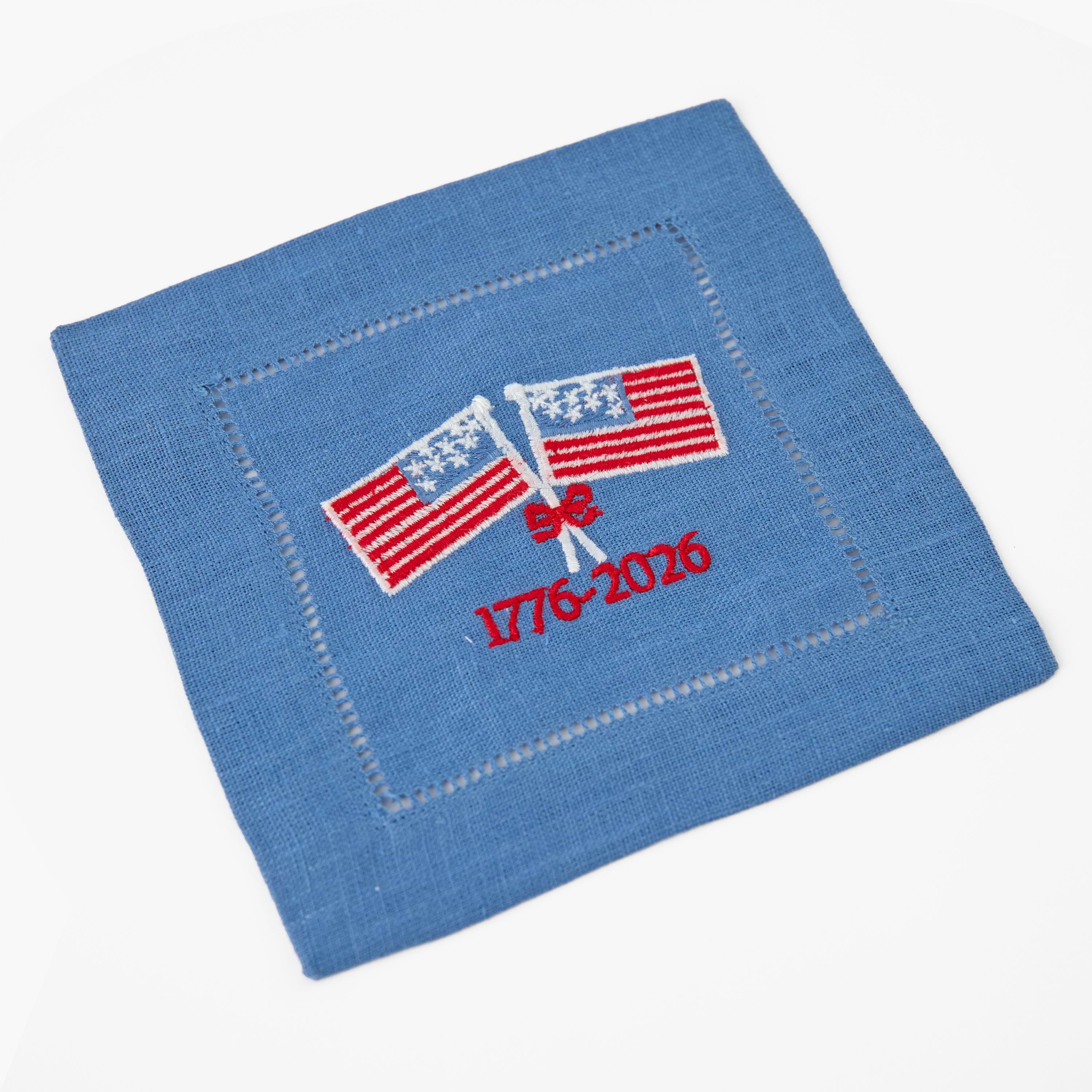 Fourth of July Cocktail Napkins (Set of 4)
