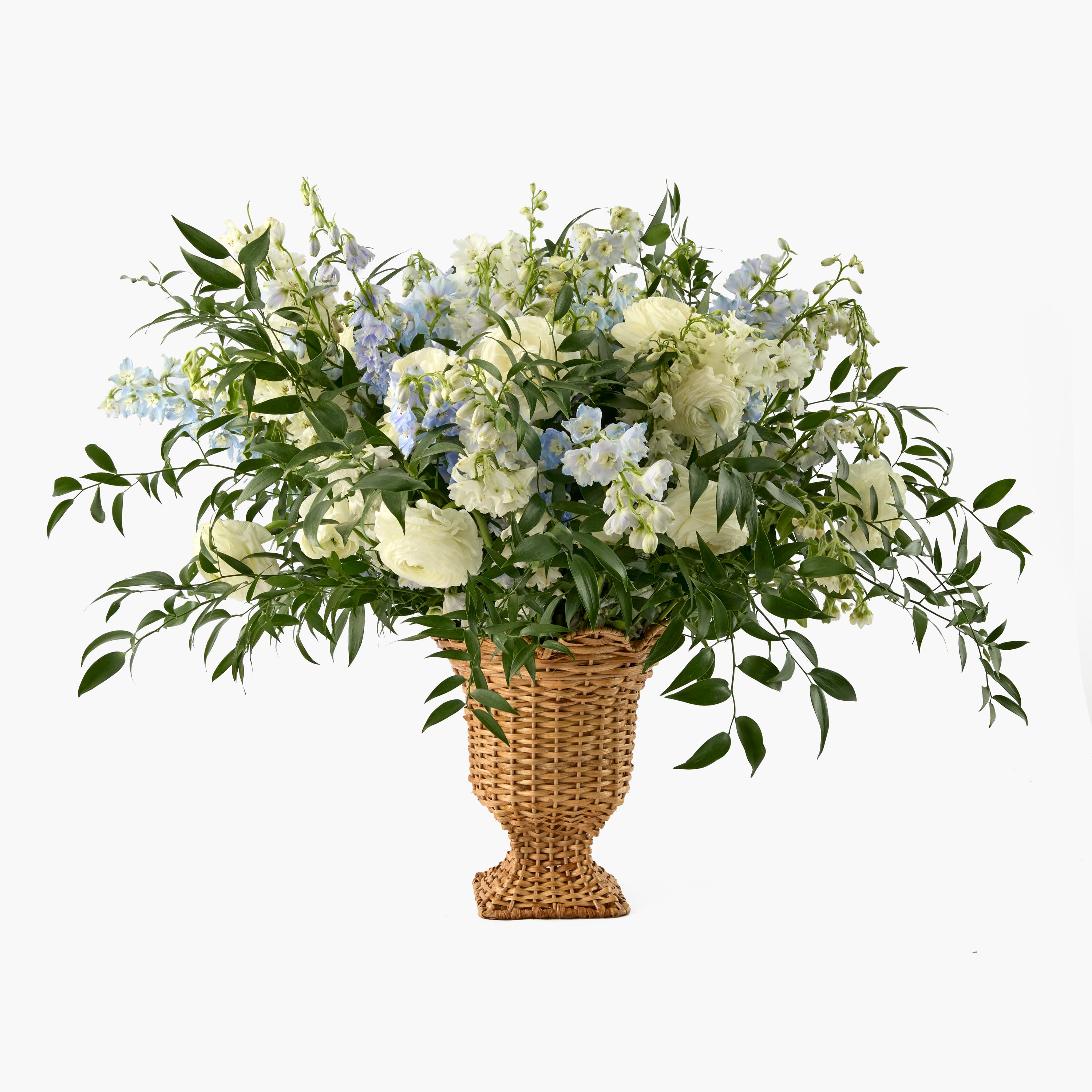 Small Rattan Urn Vase