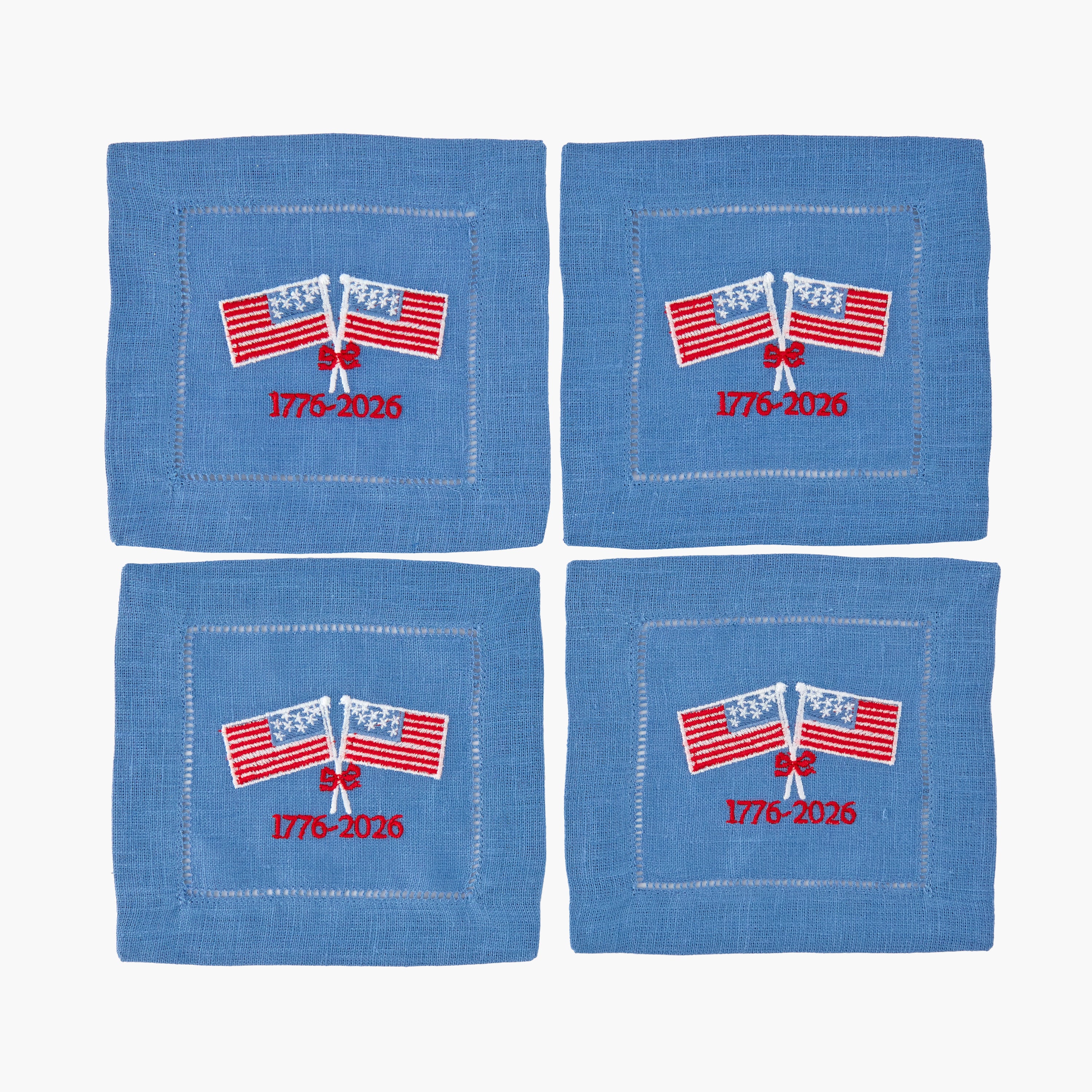 Fourth of July Cocktail Napkins (Set of 4)