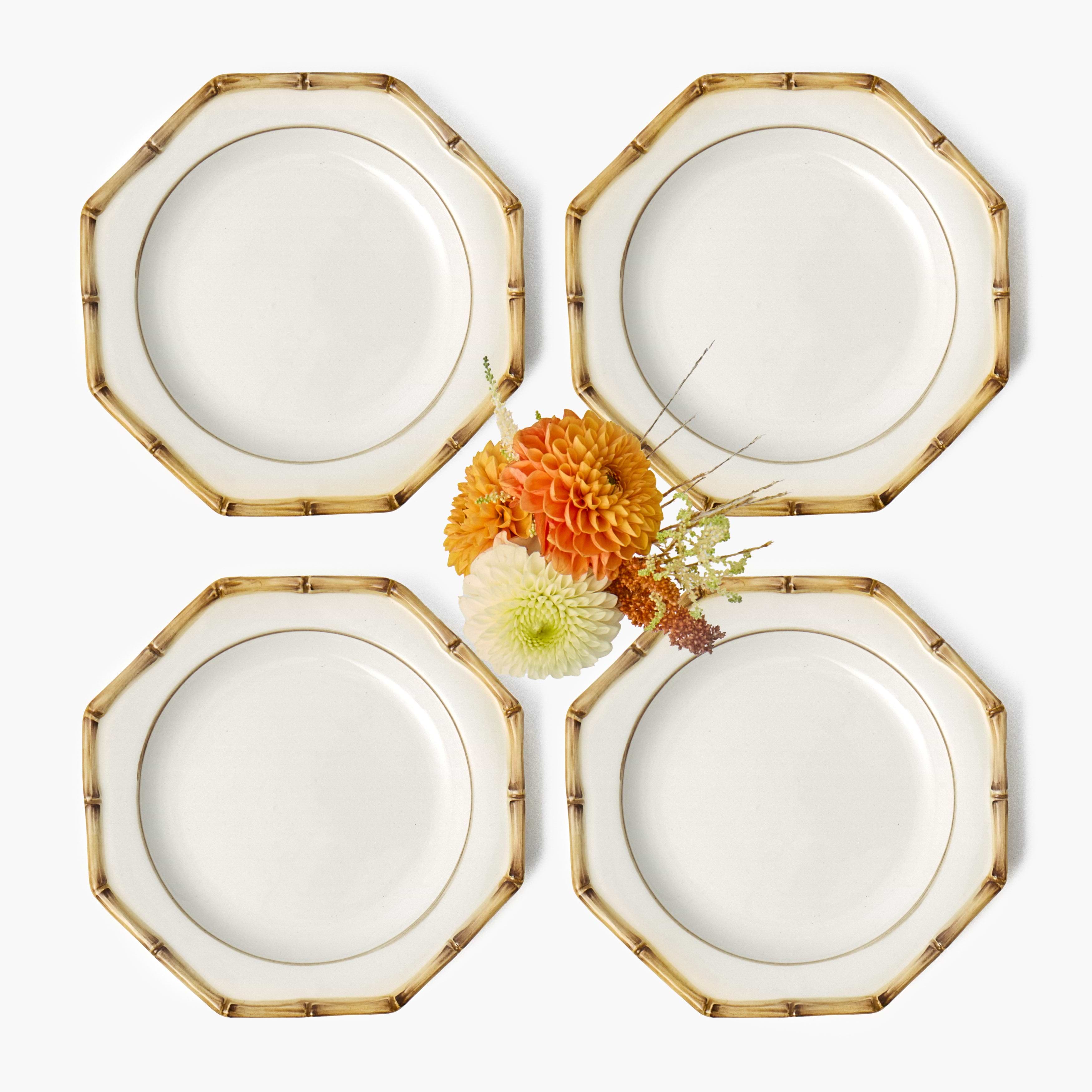 Isabel Bamboo Starter Plates (Set of 4)