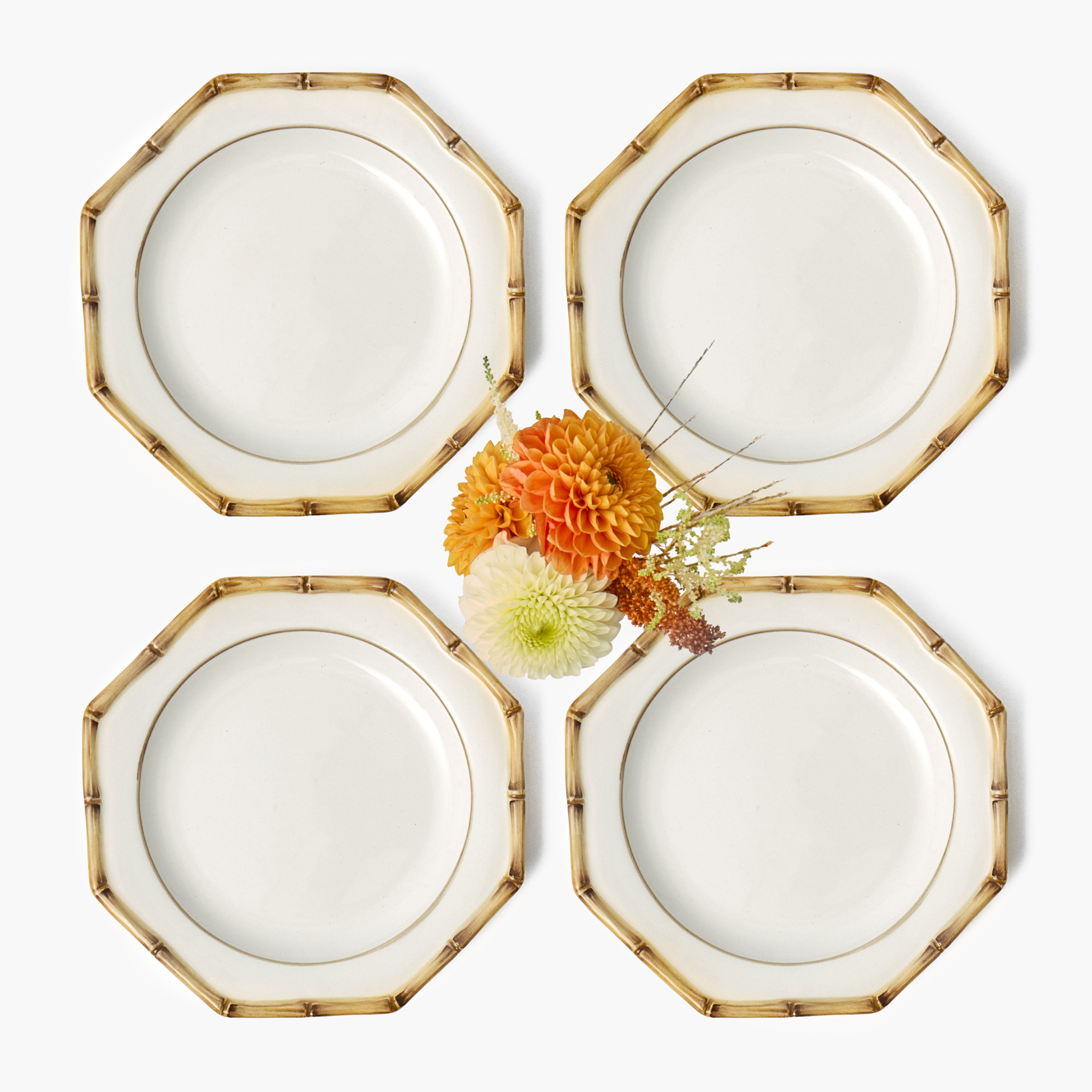 Isabel Bamboo Starter Plates (Set of 4)