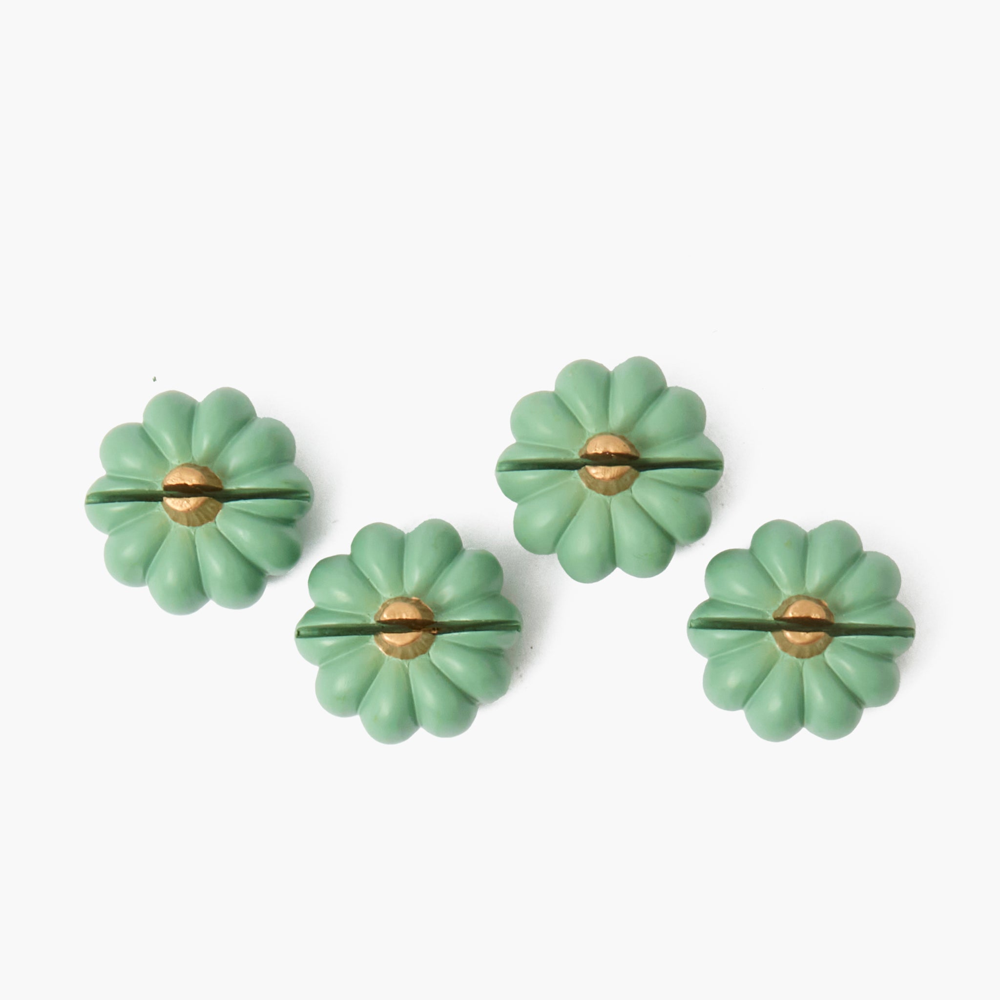 Sage Pumpkin Placecard Holders (Set of 4)