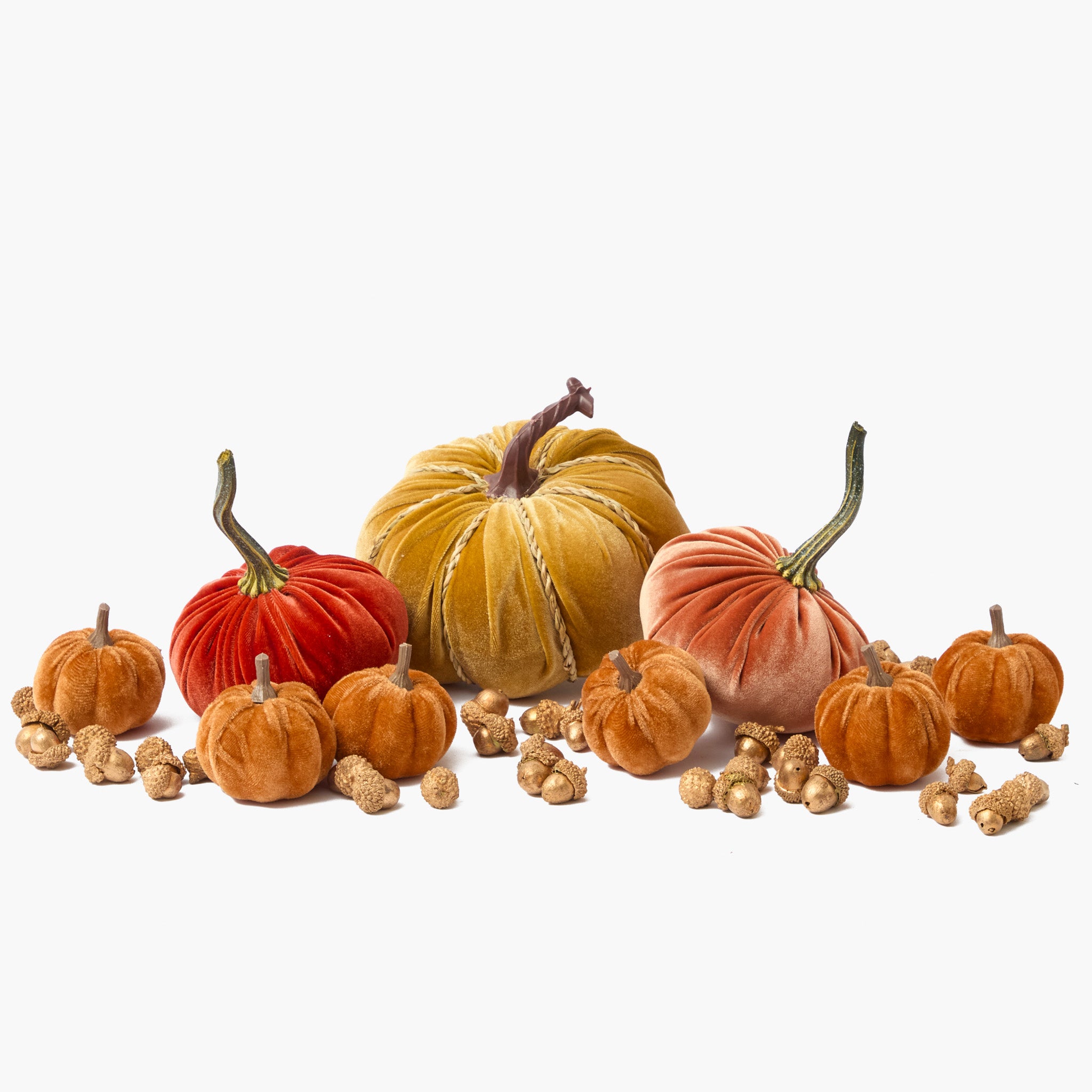 Mrs. Alice Gold Decorative Acorns
