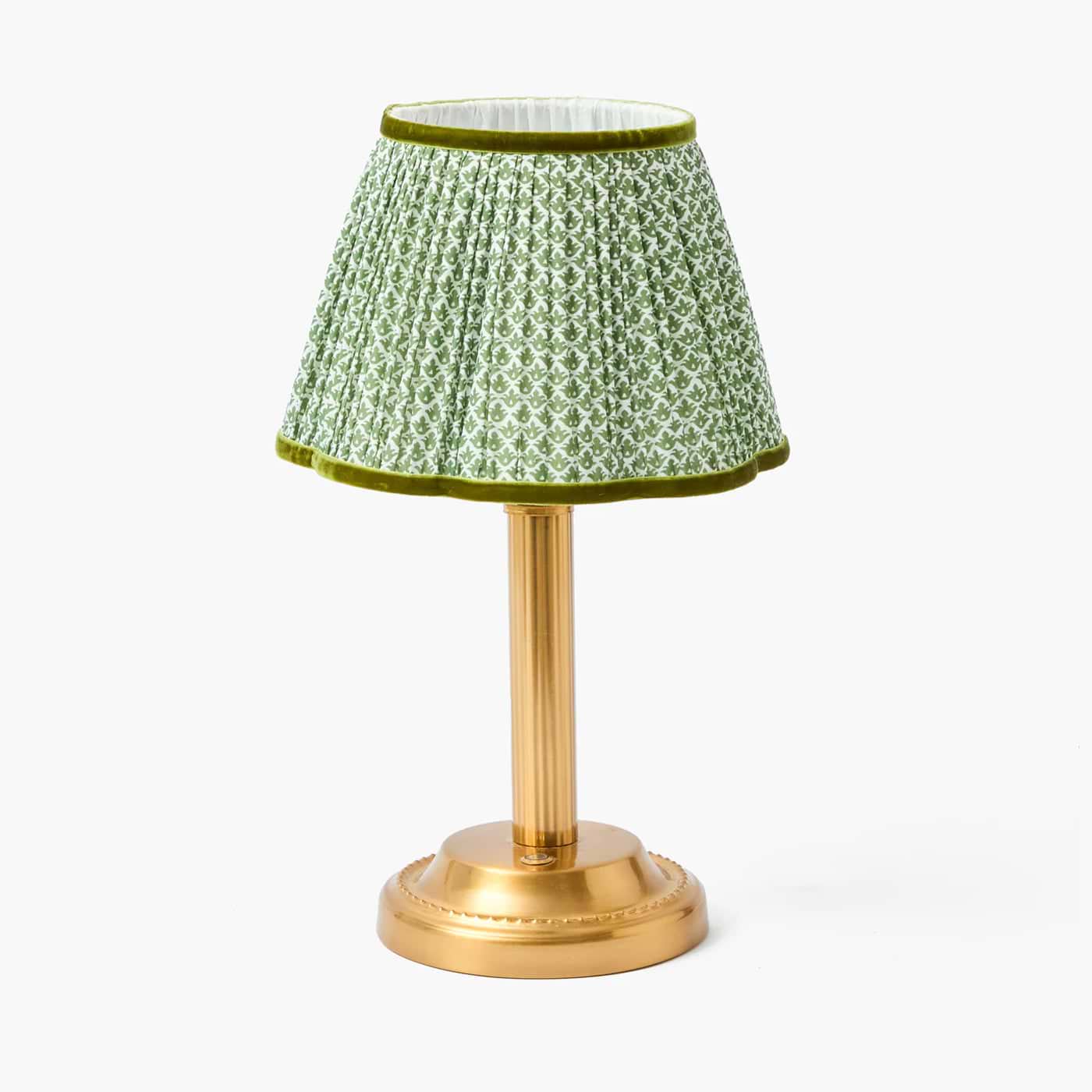 Olive Lotus Lampshade (22cm)