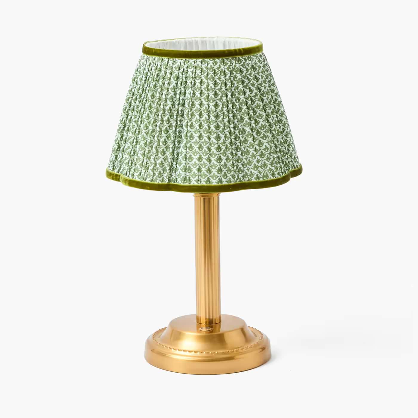 Olive Lotus Lampshade (22cm)
