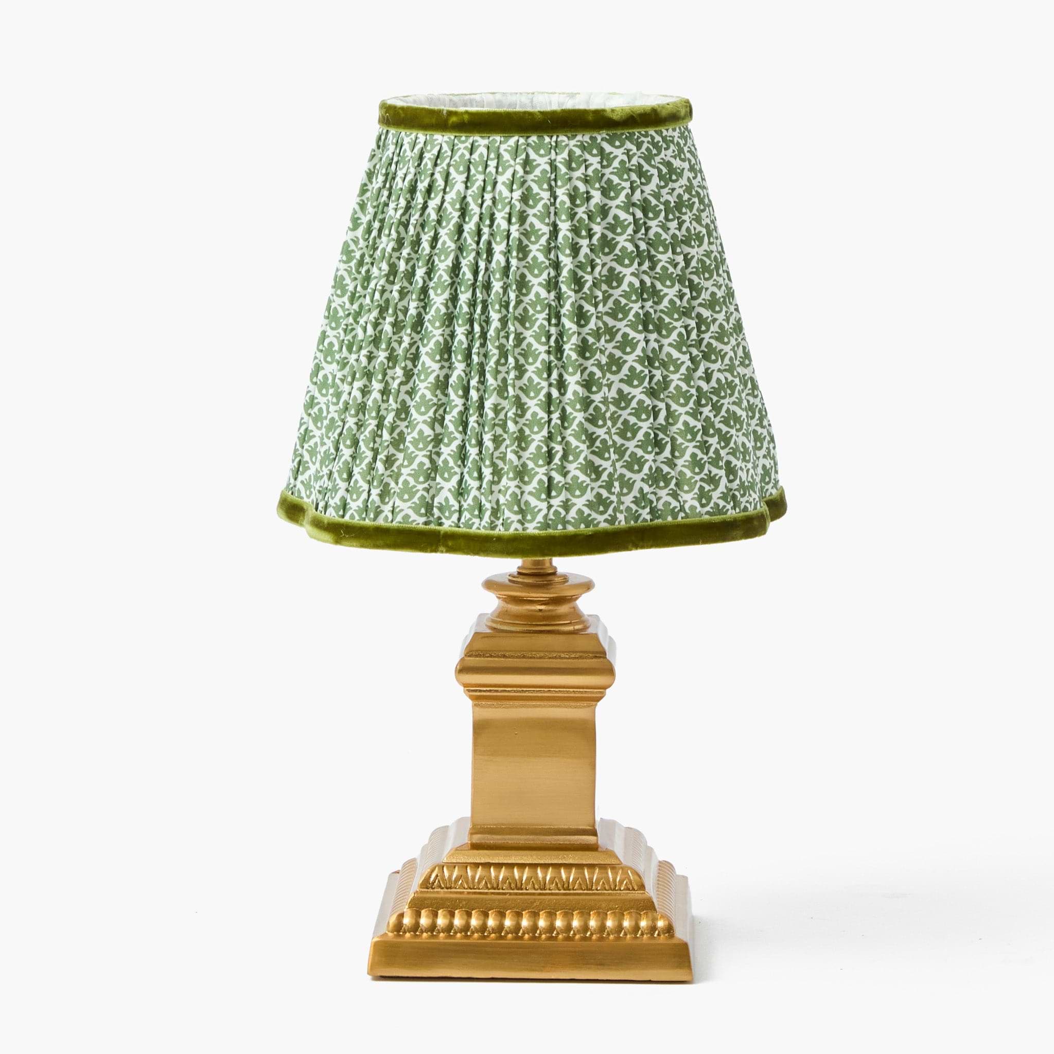 Olive Lotus Lampshade (18cm)