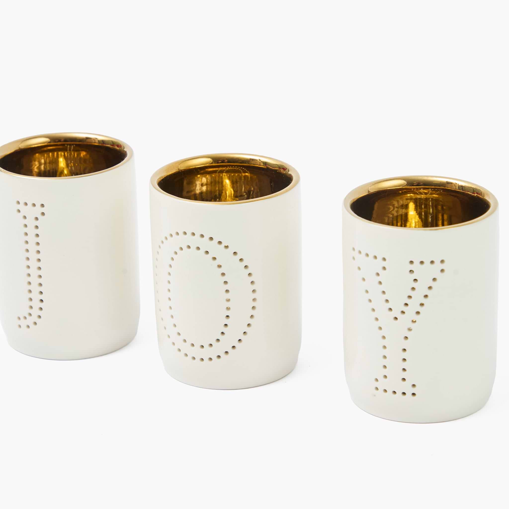 JOY Tea Light Holders (3 Pieces)