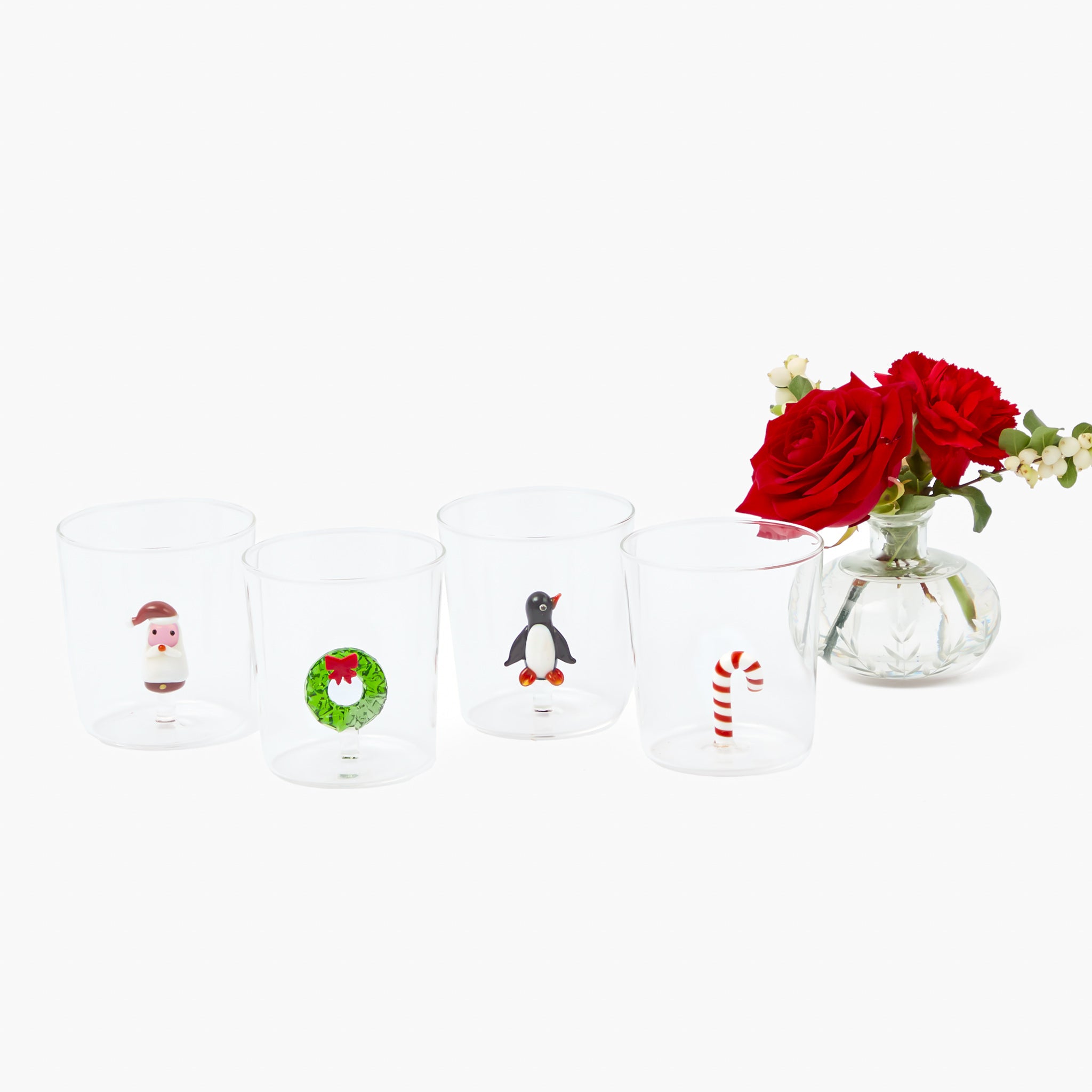 Joy of Christmas Cocktail Glasses, Set of 4 | Mrs. Alice