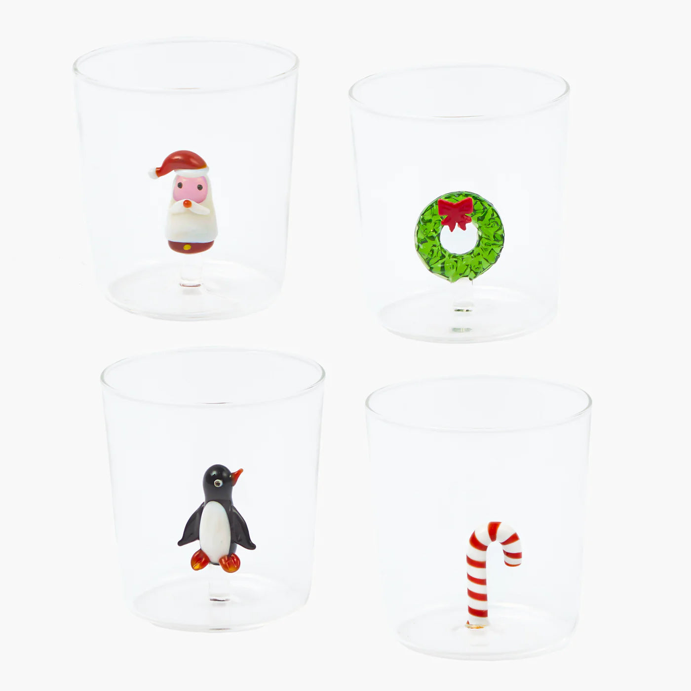 Joy of Christmas Cocktail Glasses, Set of 4 | Mrs. Alice