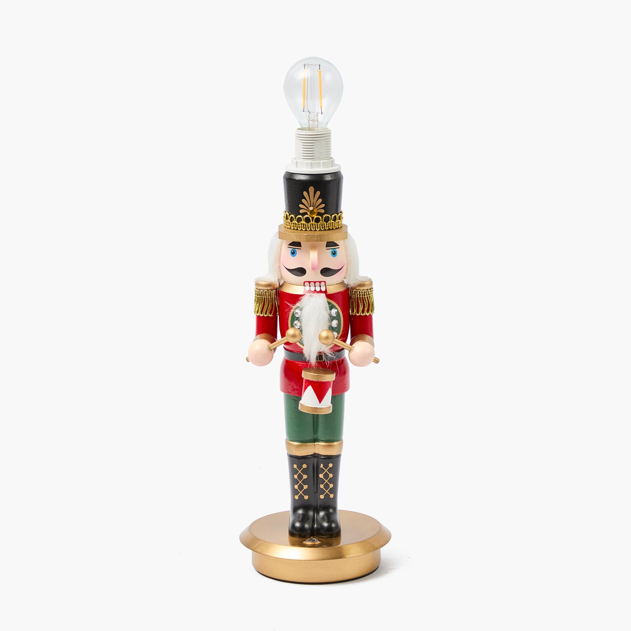 Red Nutcracker Rechargeable Lamp