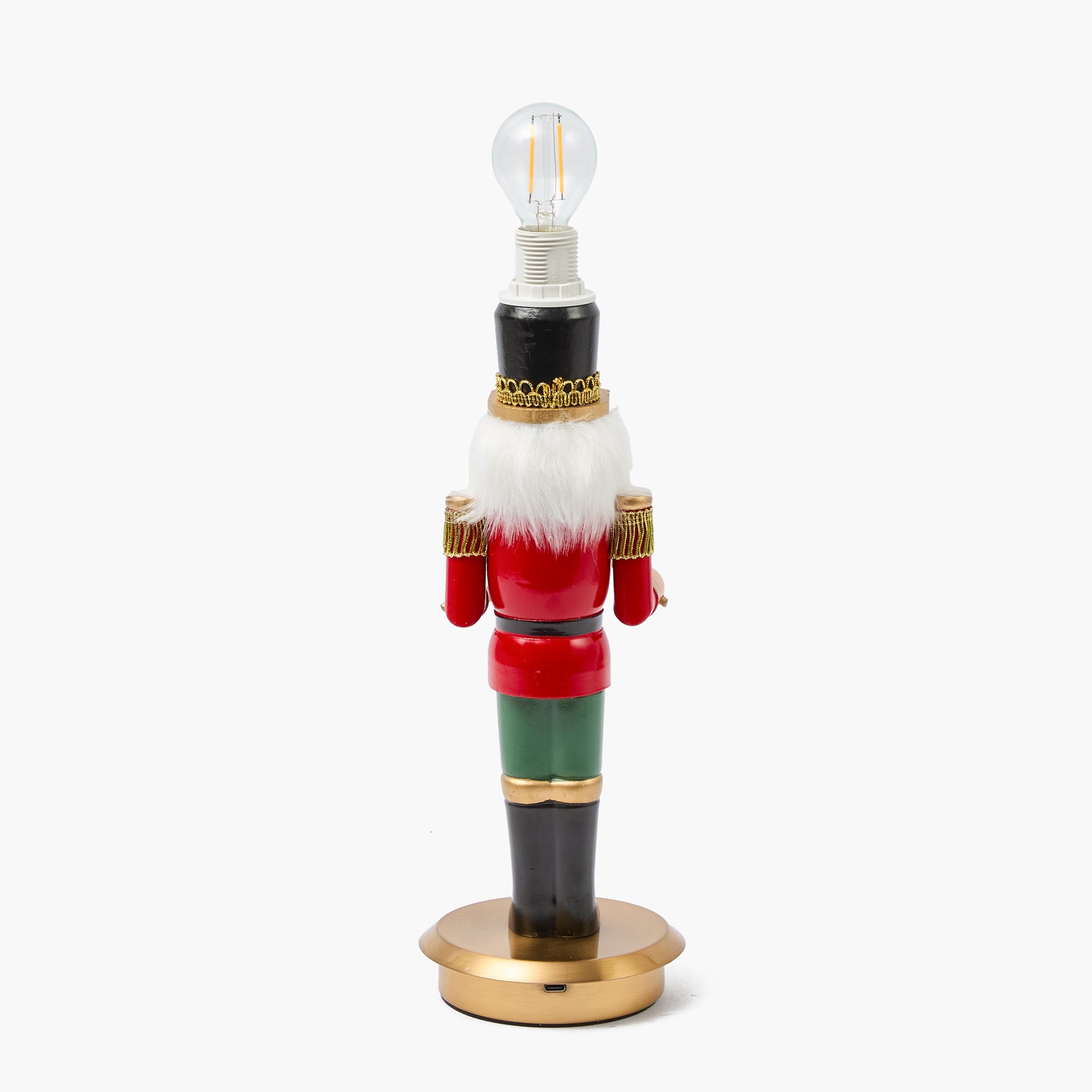 Red Nutcracker Rechargeable Lamp