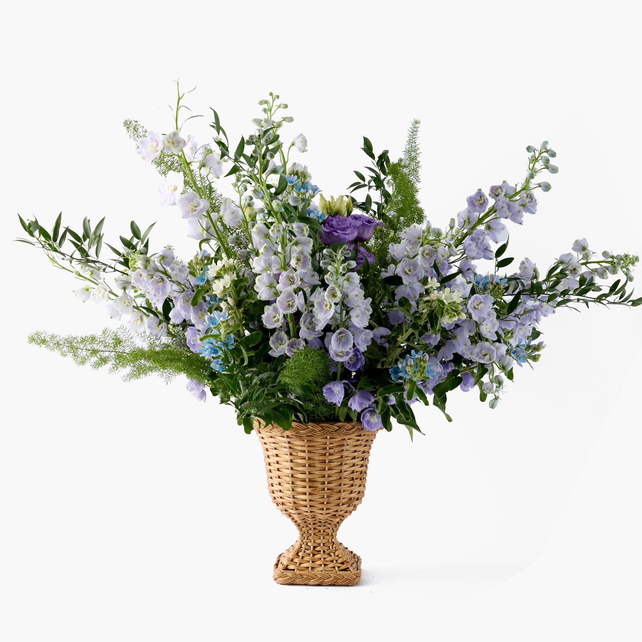Small Bettina Rattan Urn Vase